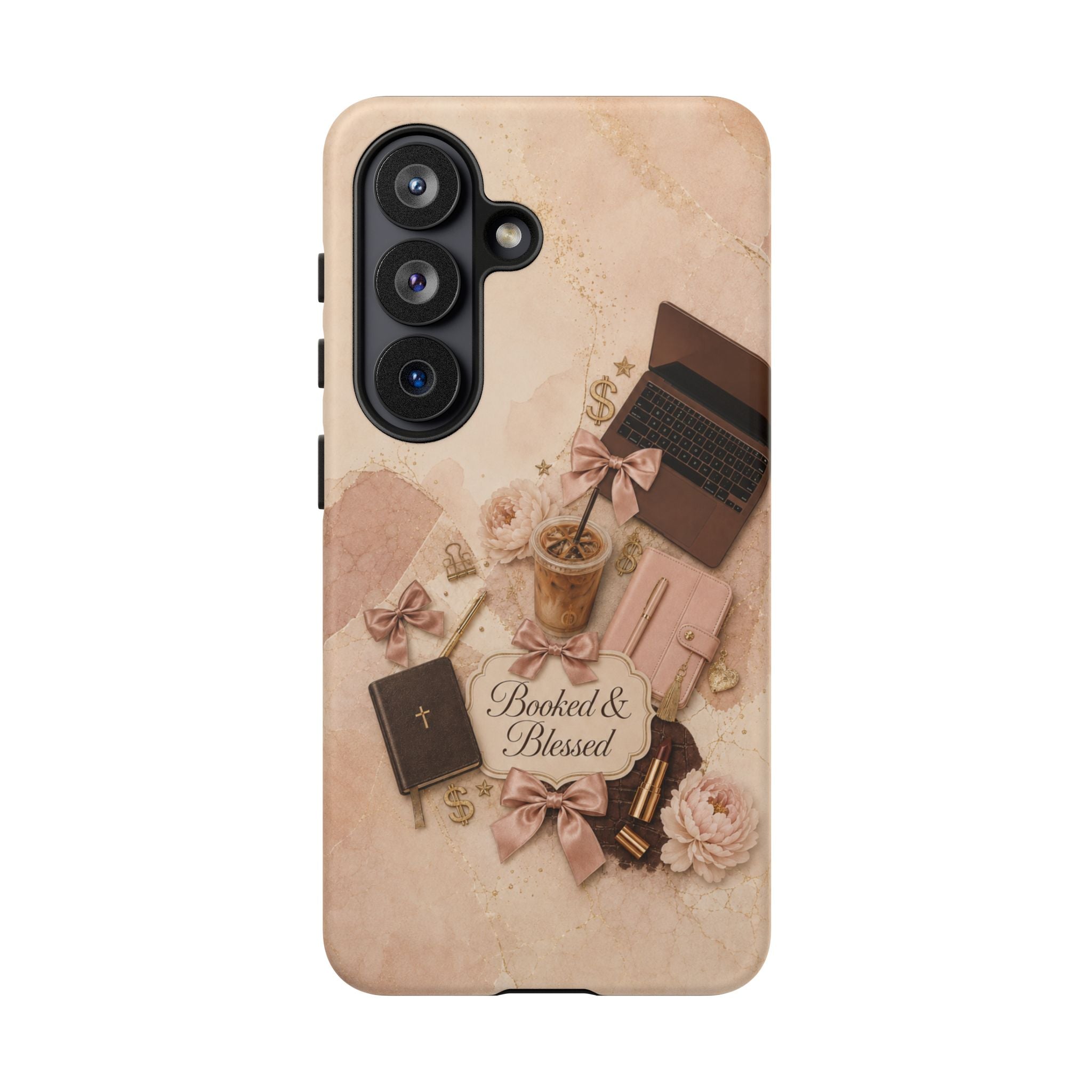 Booked & Blessed Christian Book Lover Phone Case
