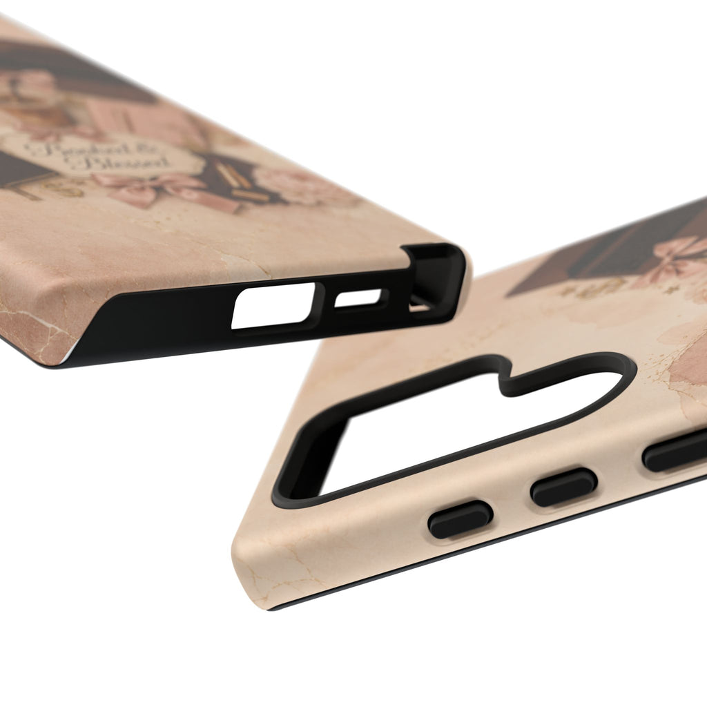 Booked & Blessed Christian Book Lover Phone Case