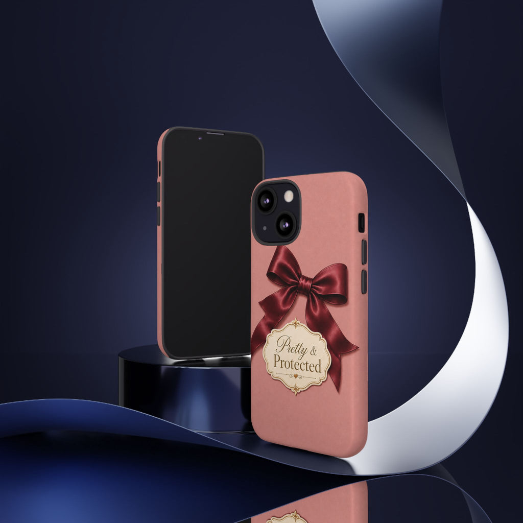 Pretty & Protected Bow Christian Phone Case