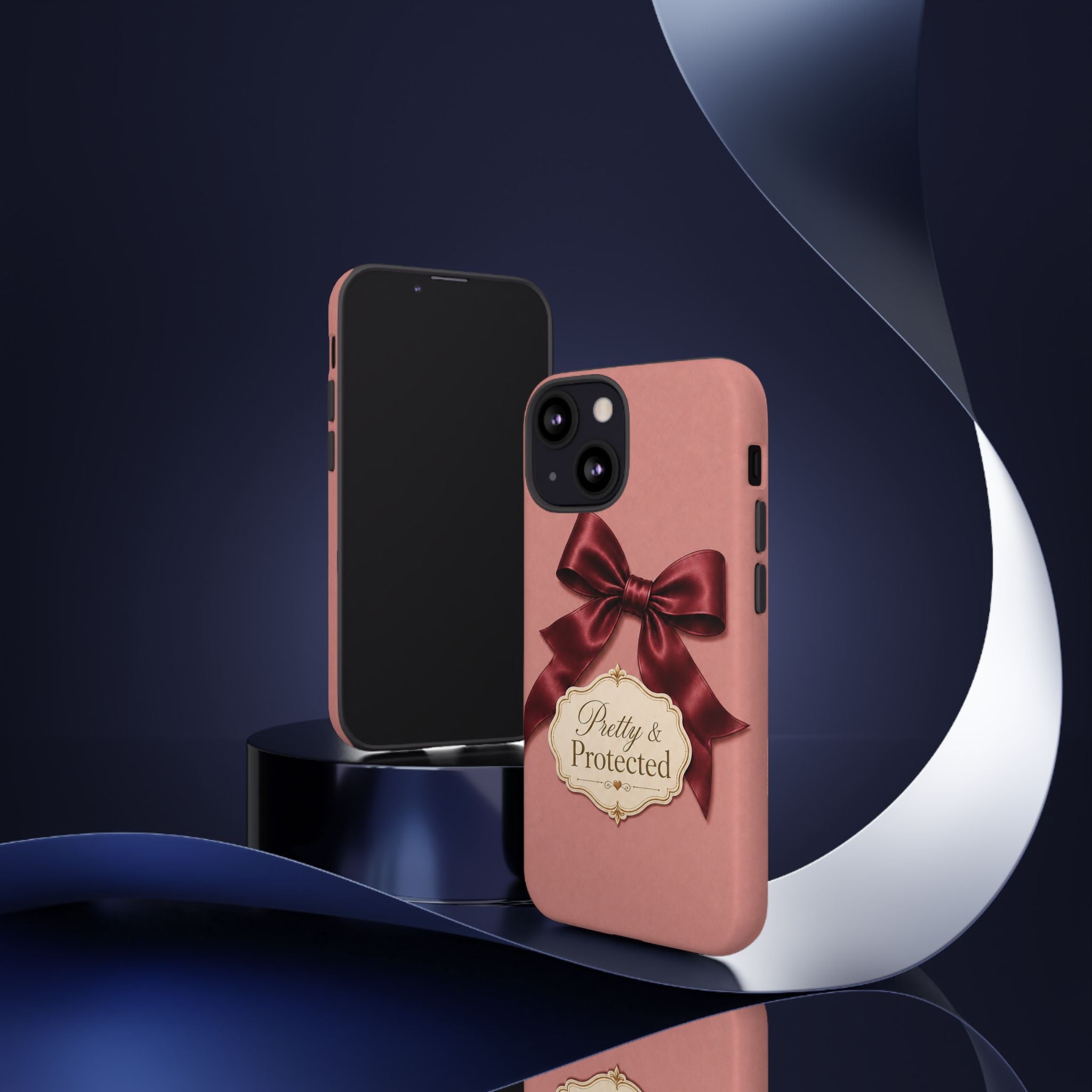 Pretty & Protected Bow Christian Phone Case