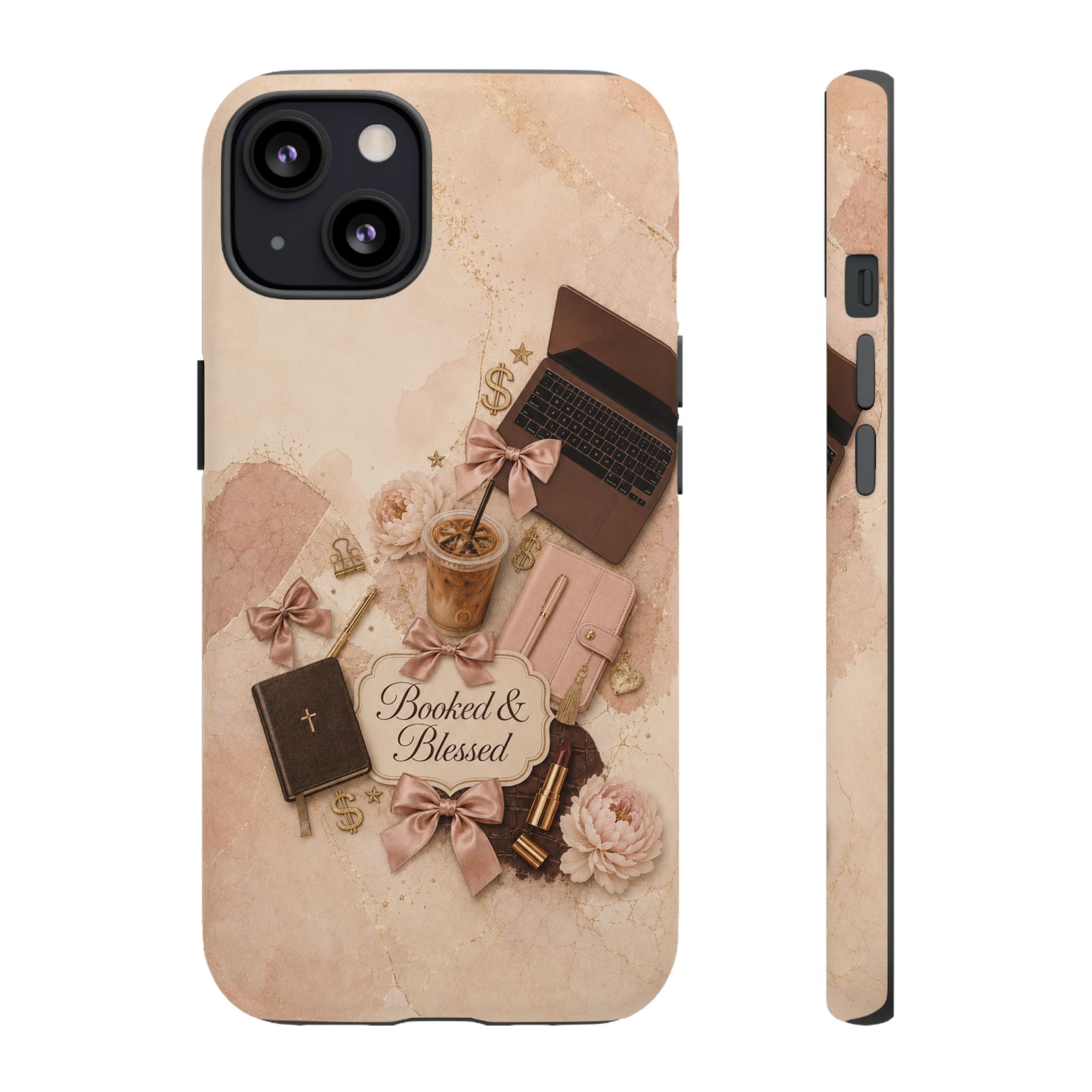 Booked & Blessed Christian Book Lover Phone Case