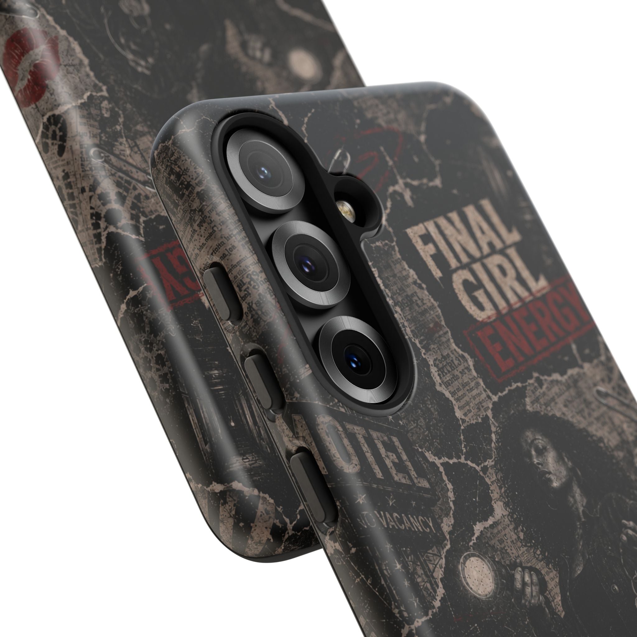Final Girl Energy Horror Collage Phone Case