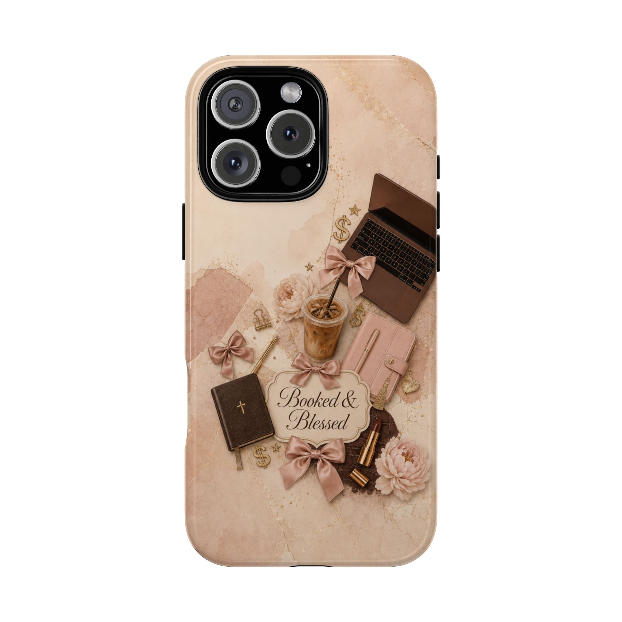 Booked & Blessed Christian Book Lover Phone Case