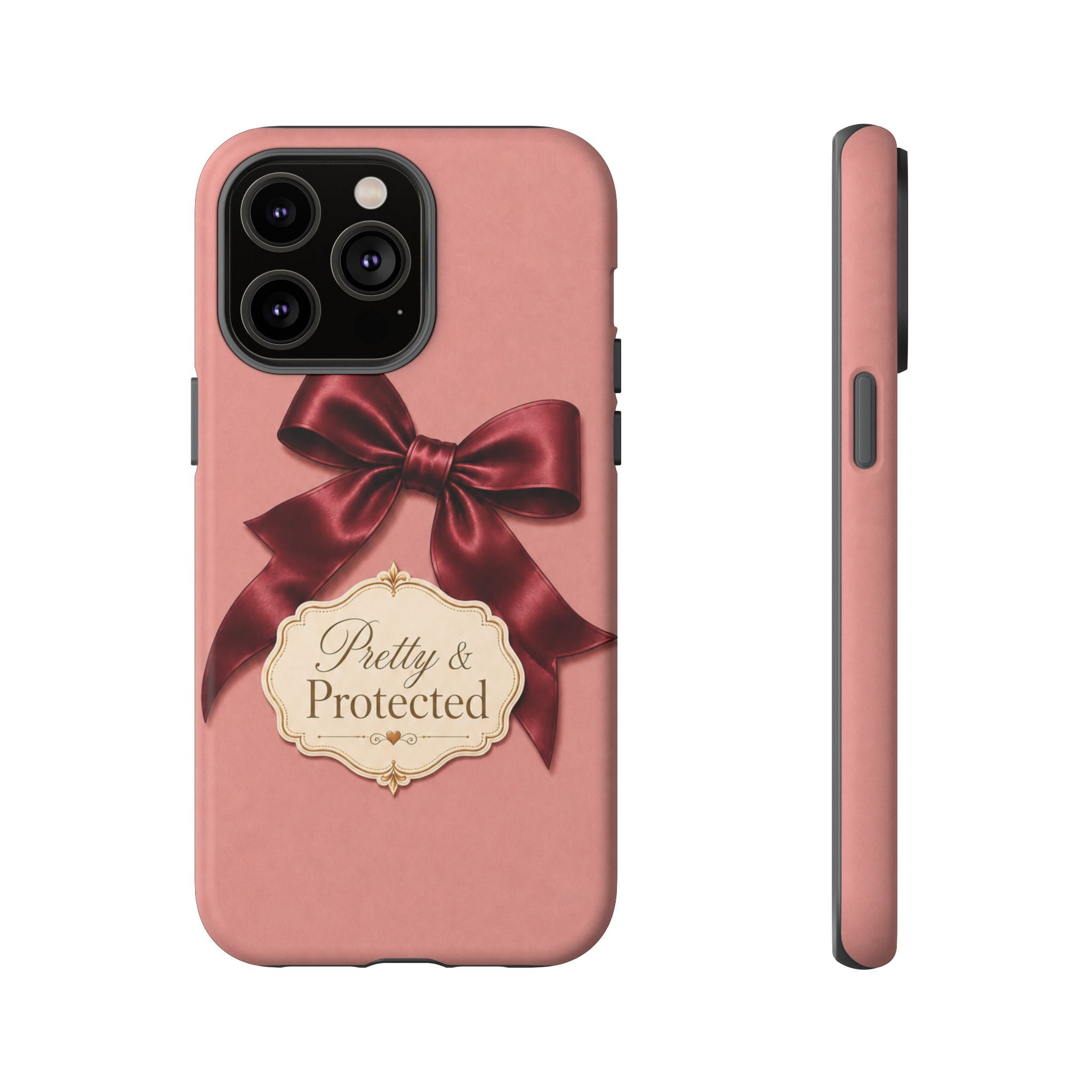 Pretty & Protected Bow Christian Phone Case