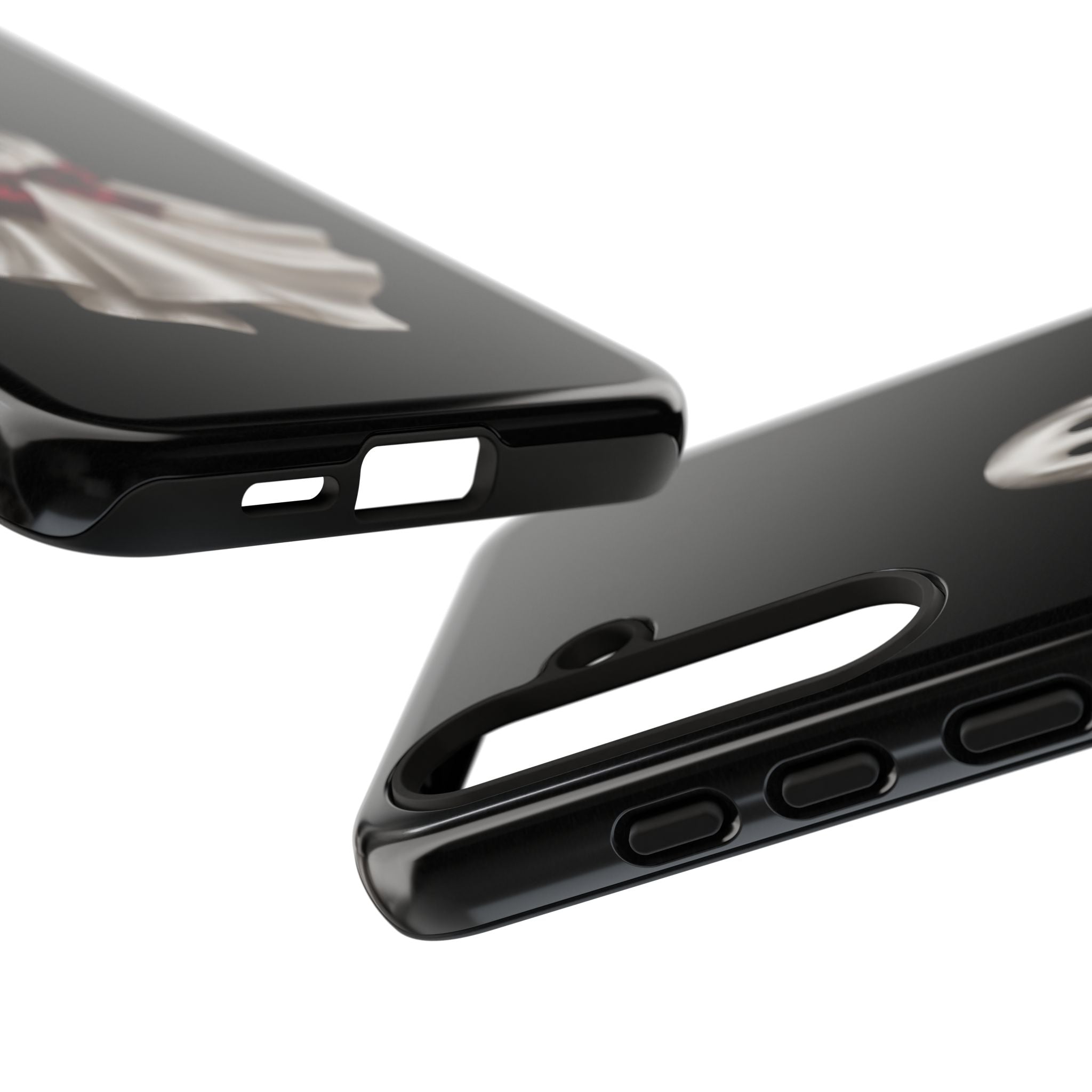 Burgundy Bow Ghost Spooky Phone Case