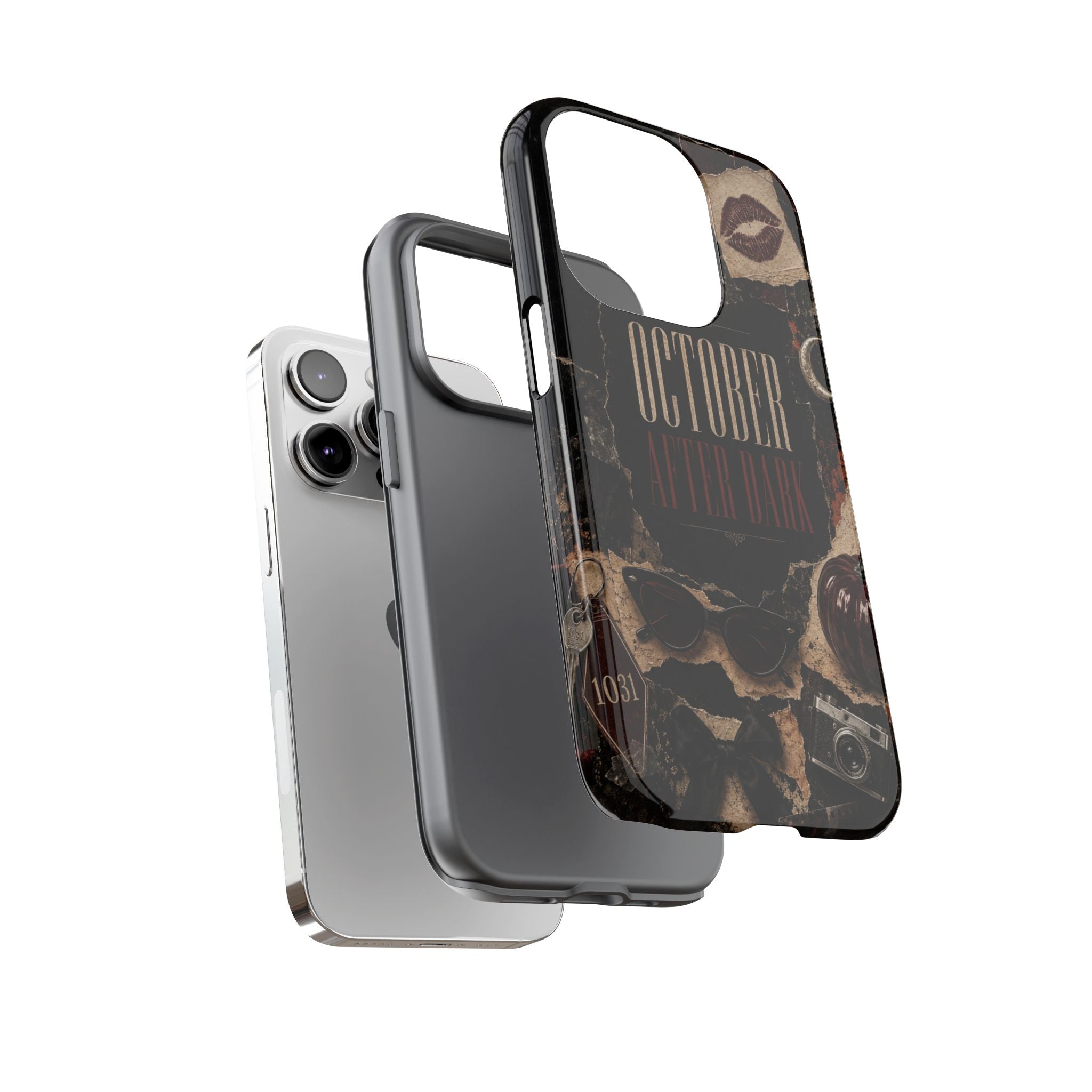 October After Dark Gothic Collage Phone Case