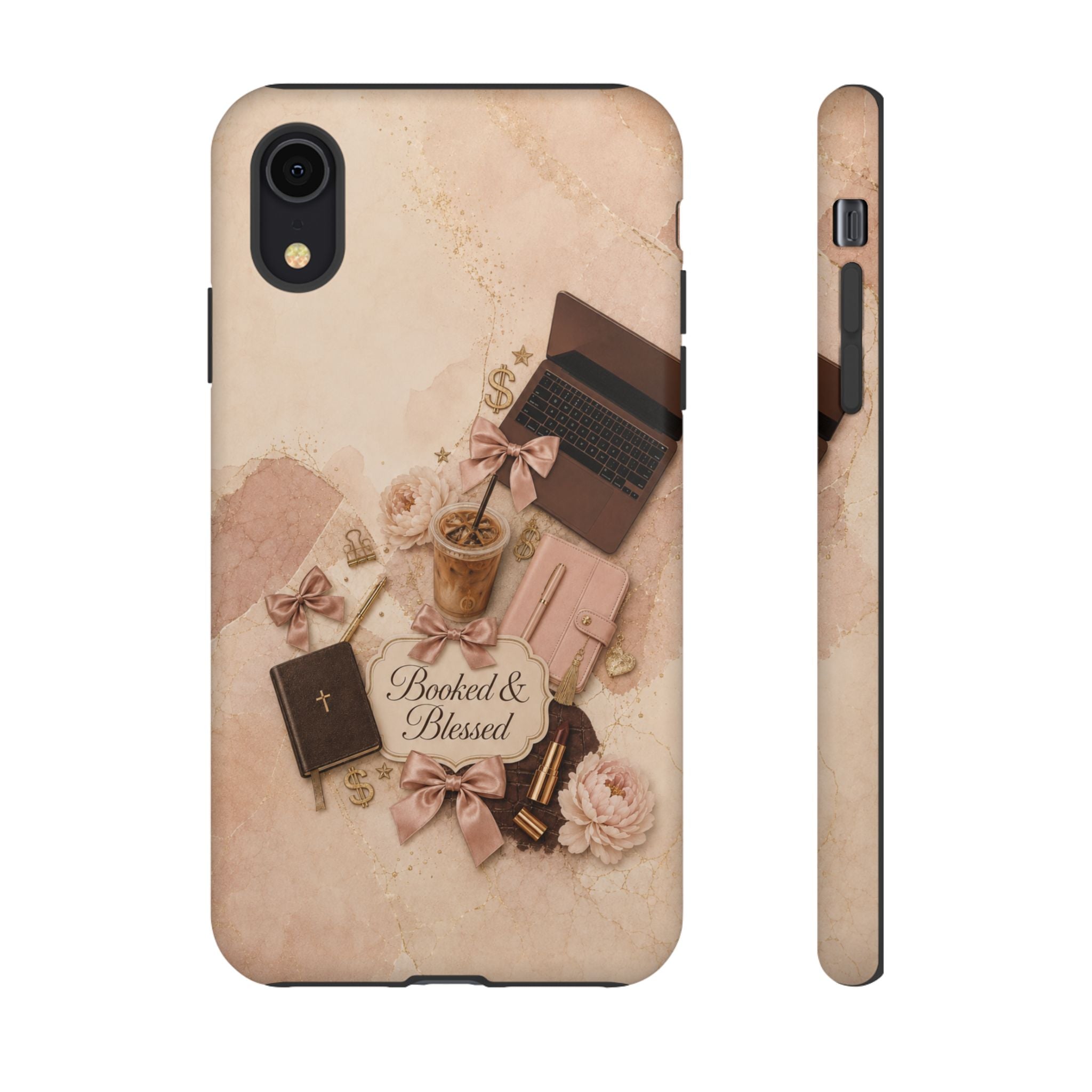 Booked & Blessed Christian Book Lover Phone Case