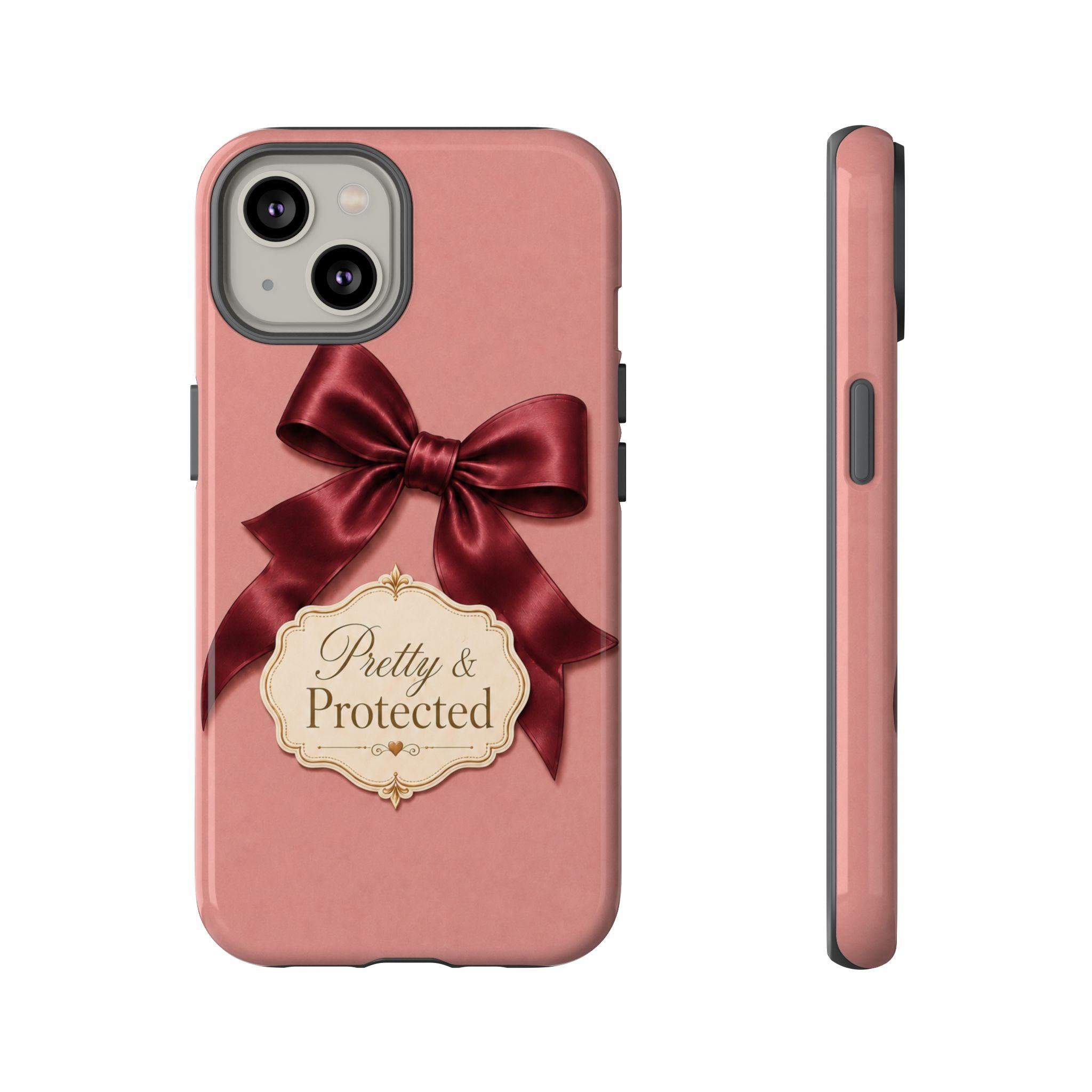 Pretty & Protected Bow Christian Phone Case