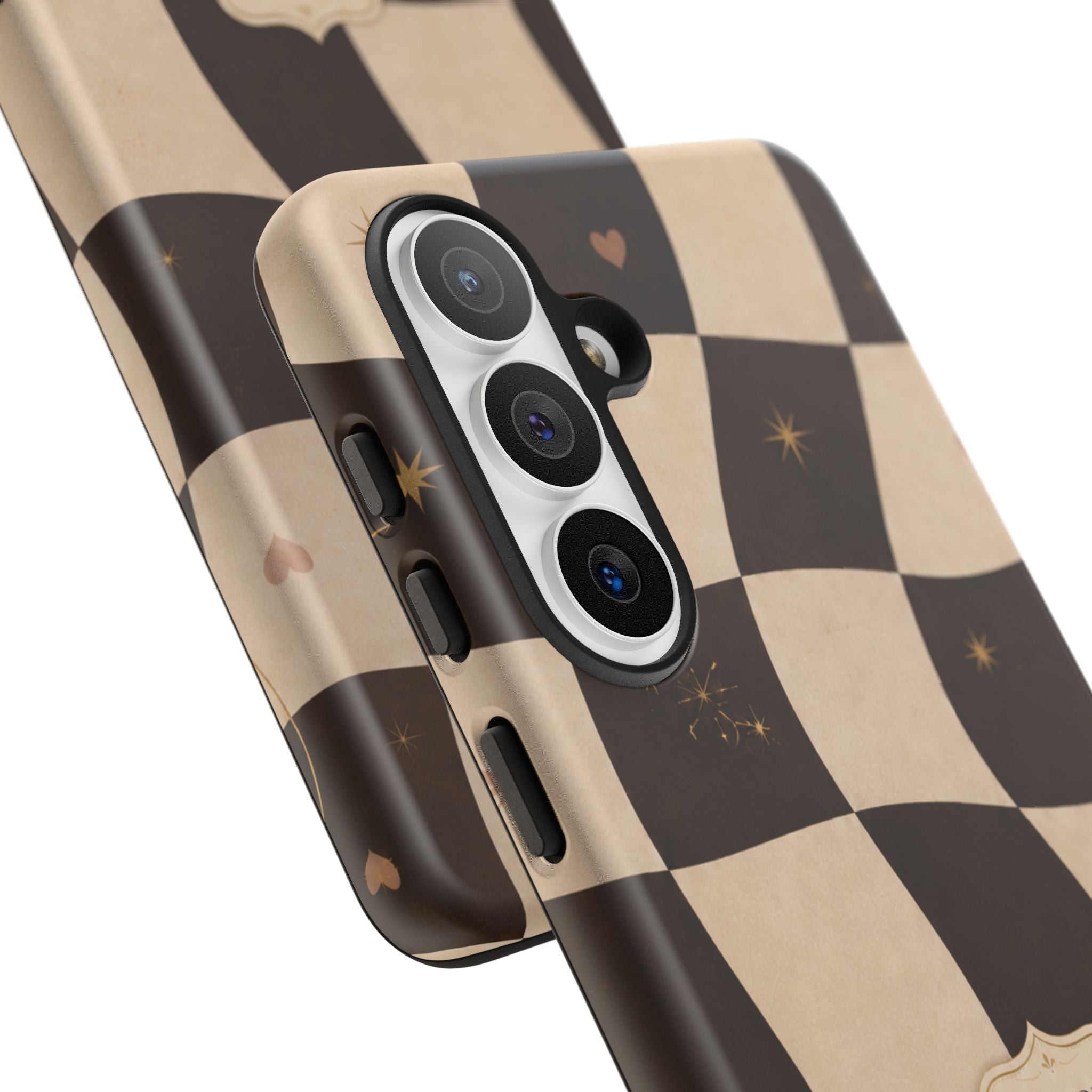 Favor Looks Good on Me Vintage Checkerboard Phone Case