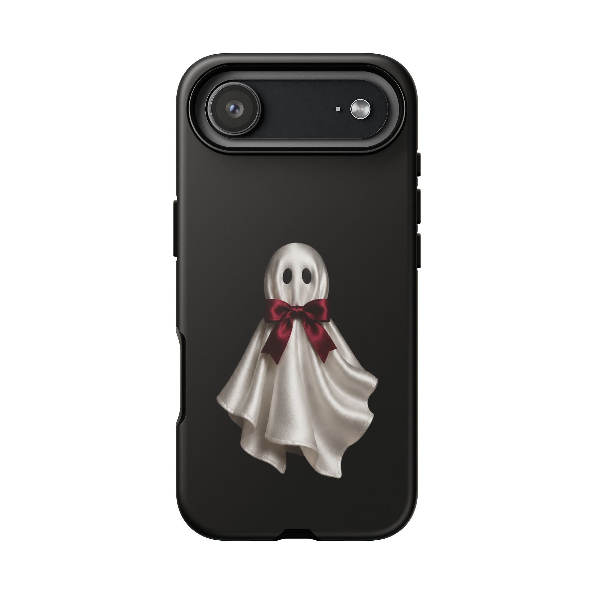 Burgundy Bow Ghost Spooky Phone Case