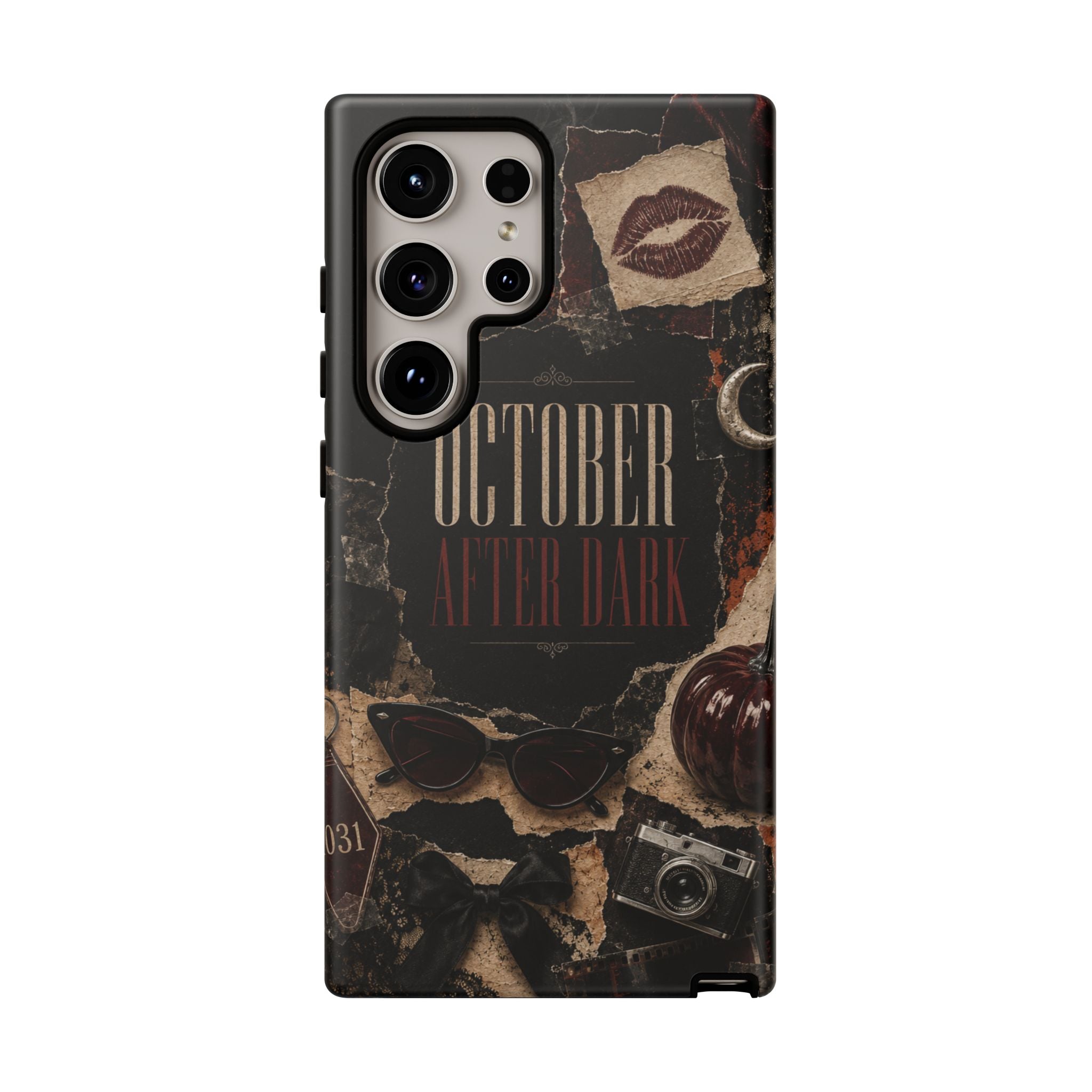 October After Dark Gothic Collage Phone Case