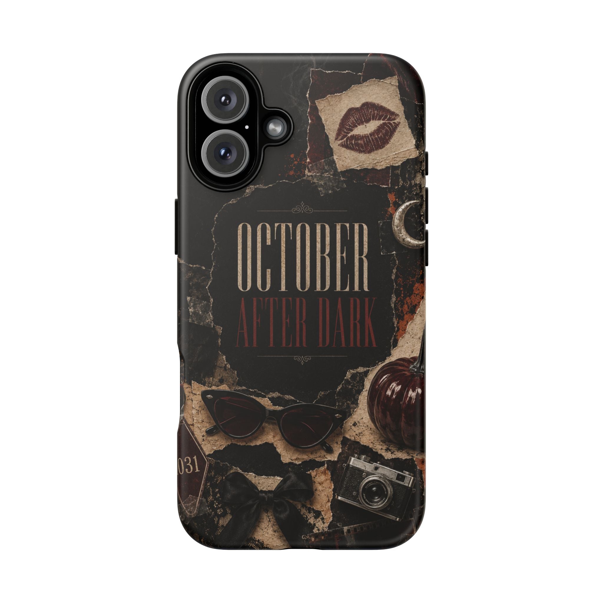 October After Dark Gothic Collage Phone Case
