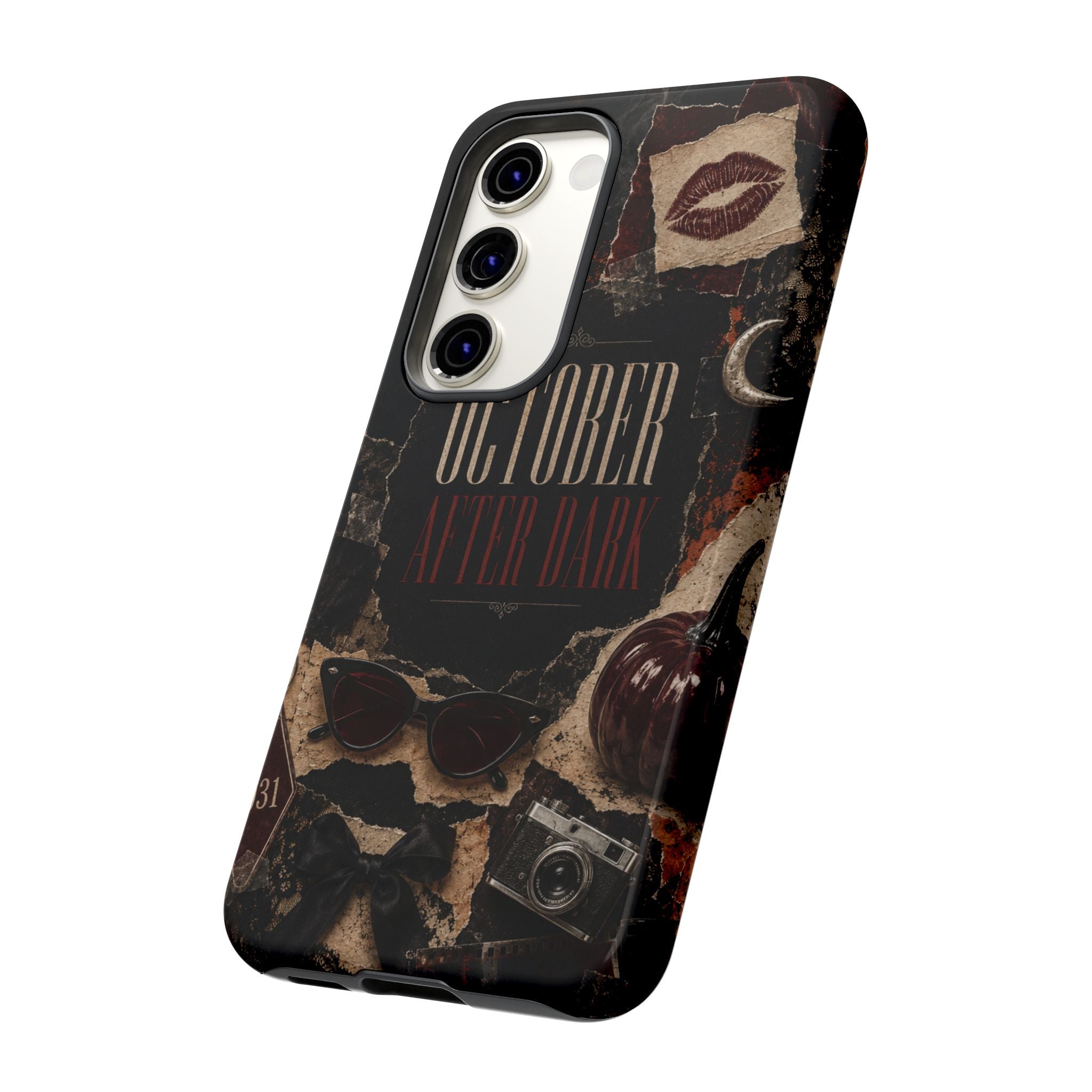 October After Dark Gothic Collage Phone Case