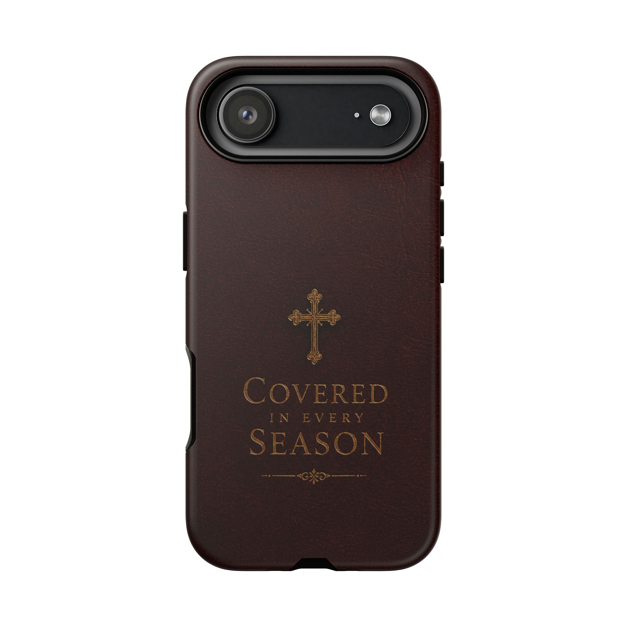 Covered in Every Season Christian Cross Phone Case