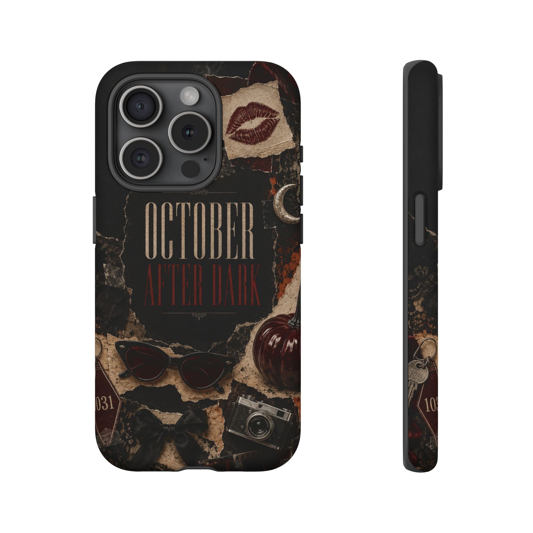 October After Dark Gothic Collage Phone Case