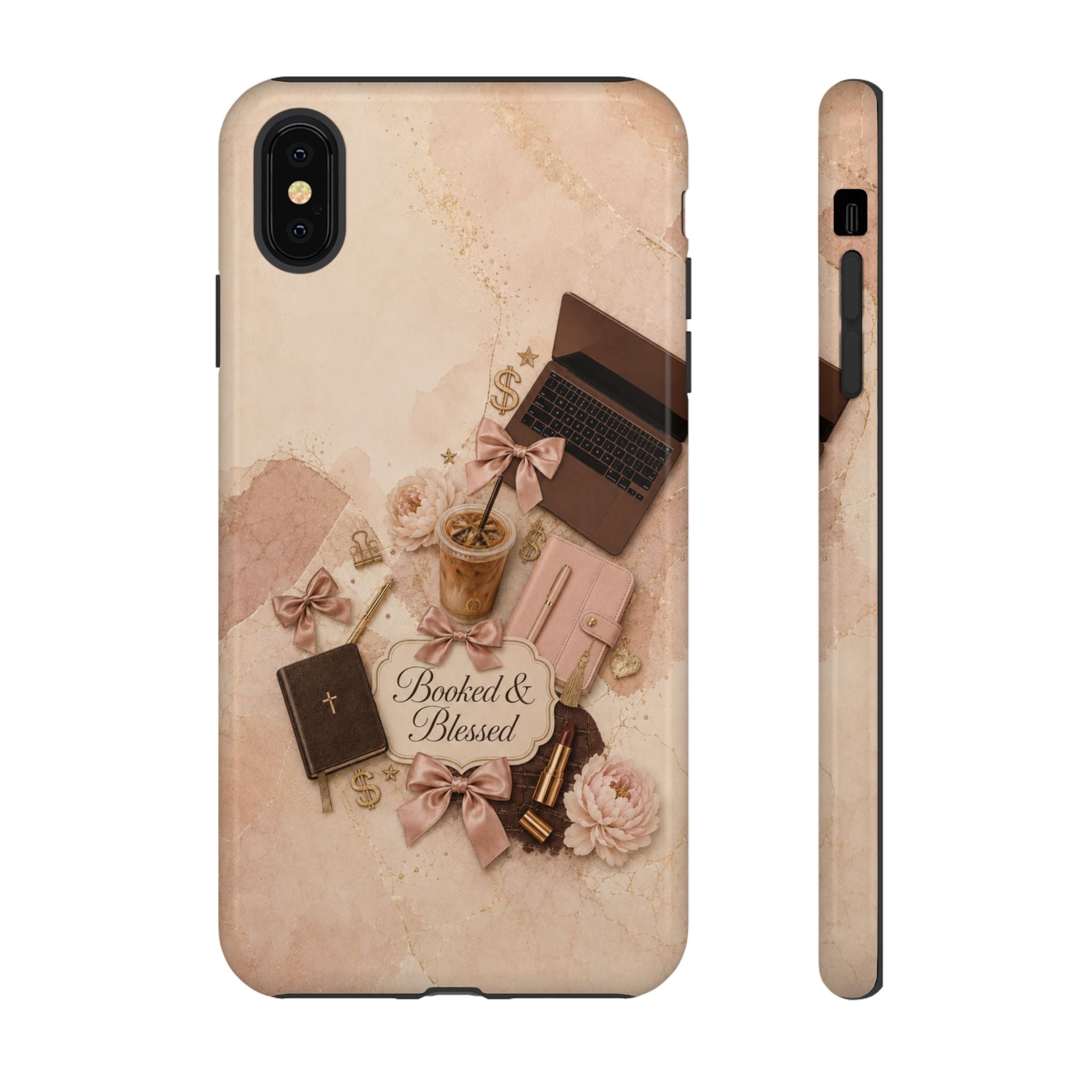 Booked & Blessed Christian Book Lover Phone Case