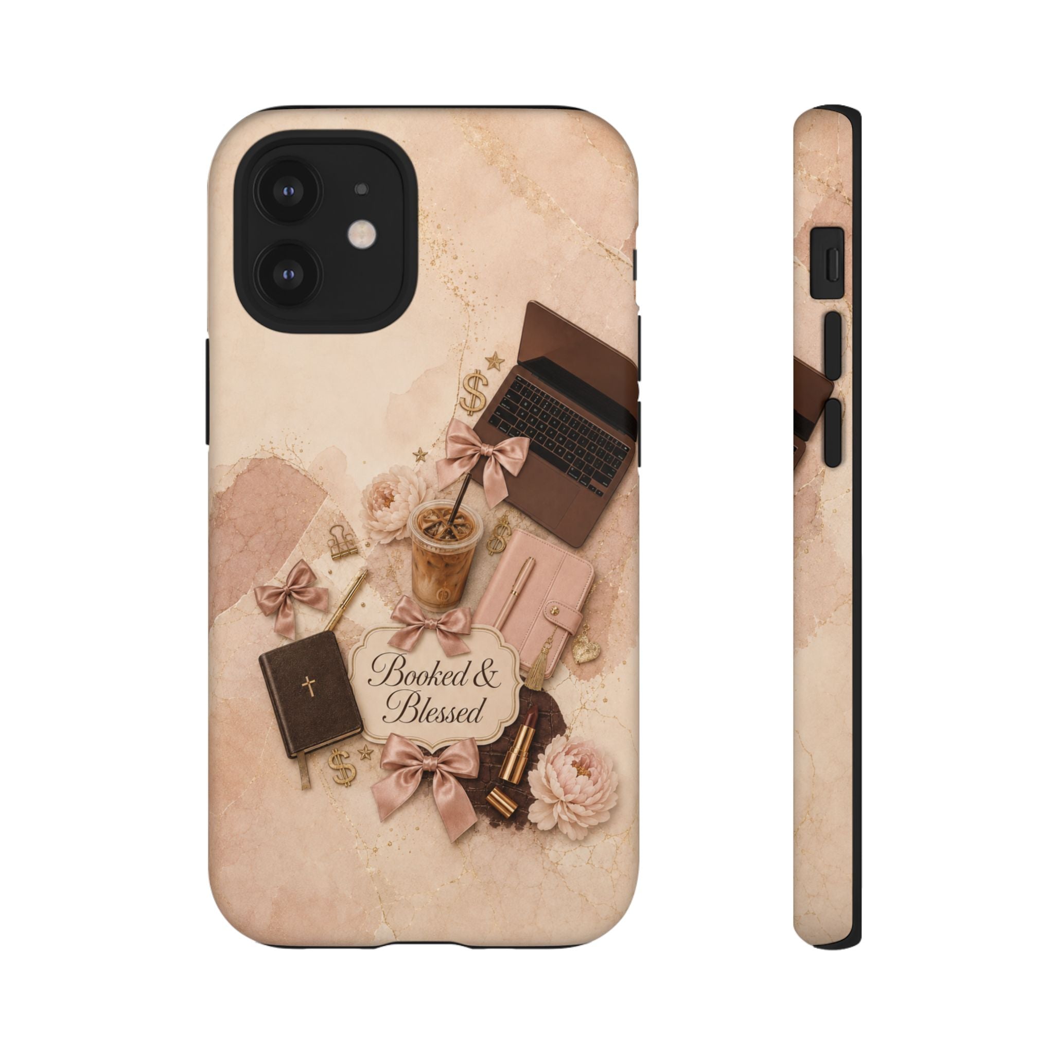 Booked & Blessed Christian Book Lover Phone Case