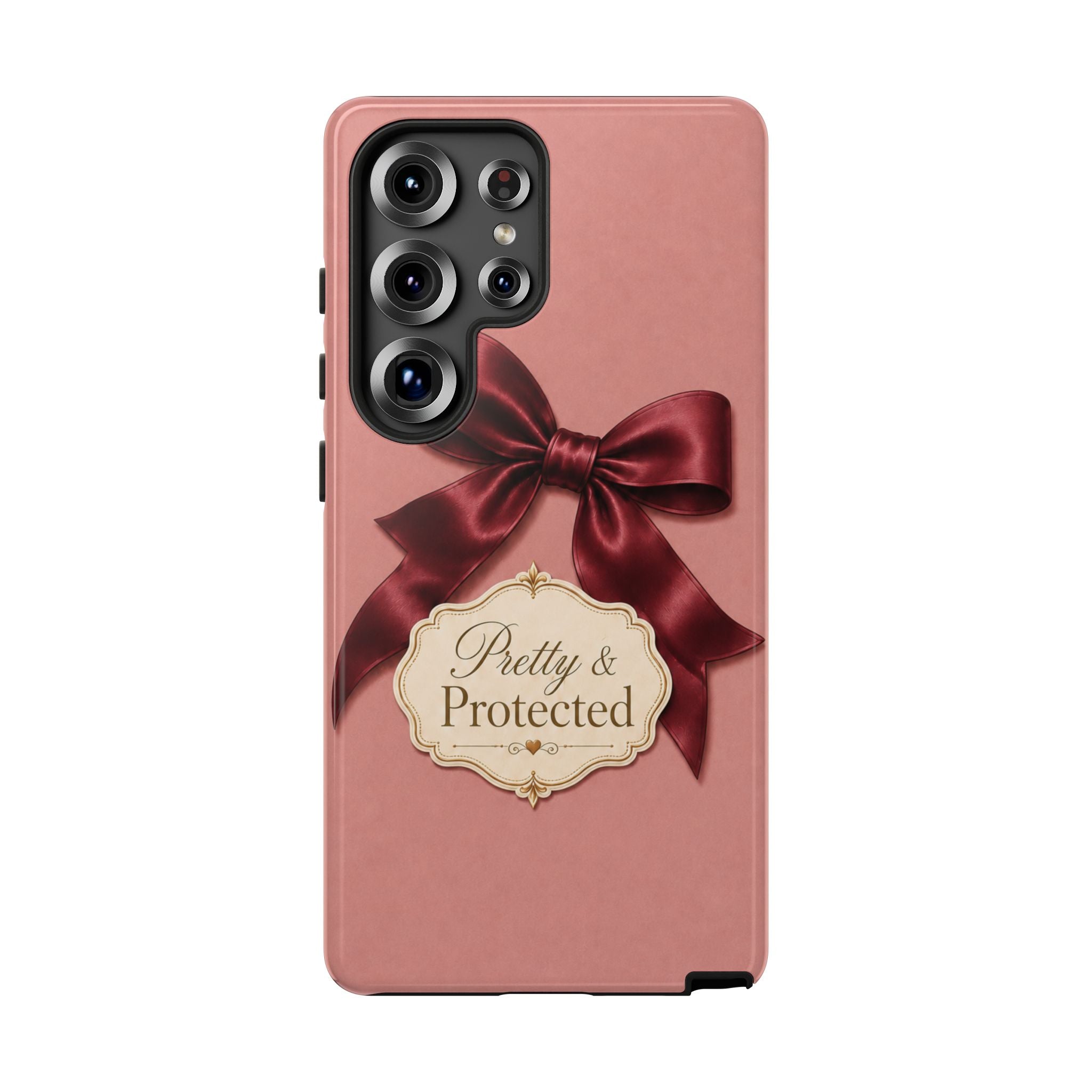 Pretty & Protected Bow Christian Phone Case