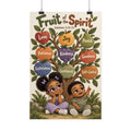 Fruit of the Spirit Christian Kids Poster | Galatians 5:22–23 Wall Art