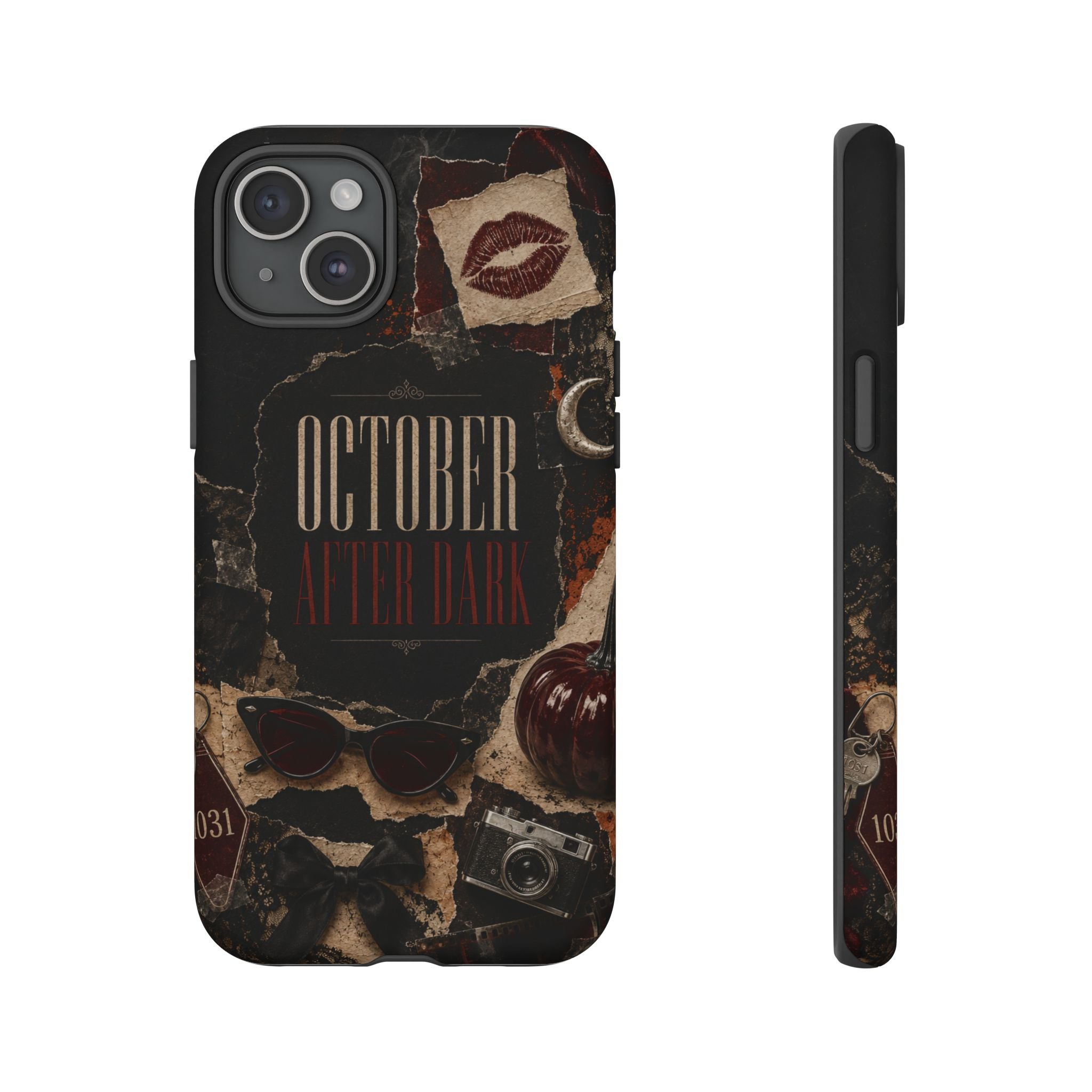 October After Dark Gothic Collage Phone Case