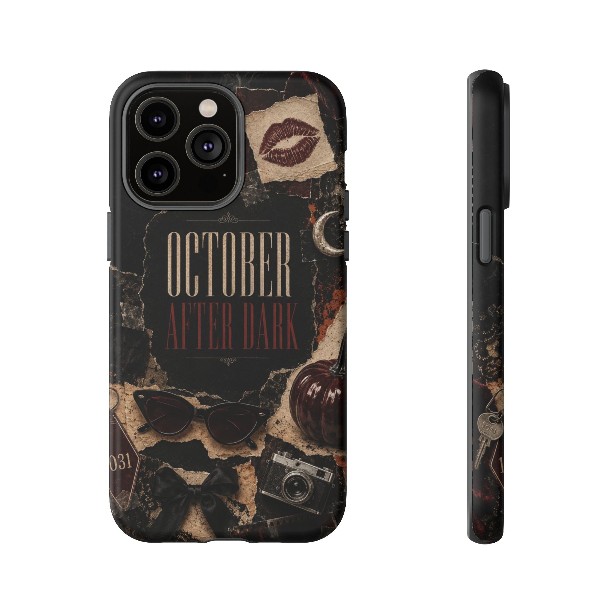 October After Dark Gothic Collage Phone Case