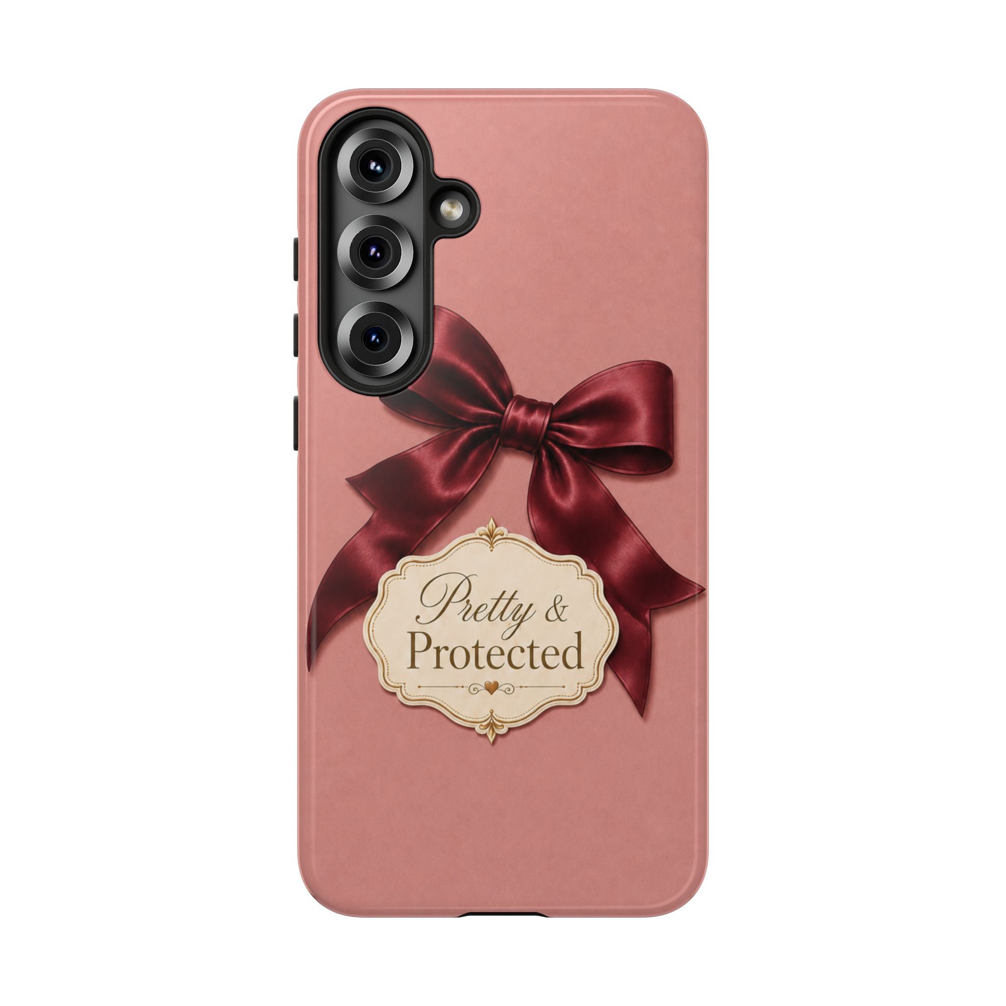 Pretty & Protected Bow Christian Phone Case