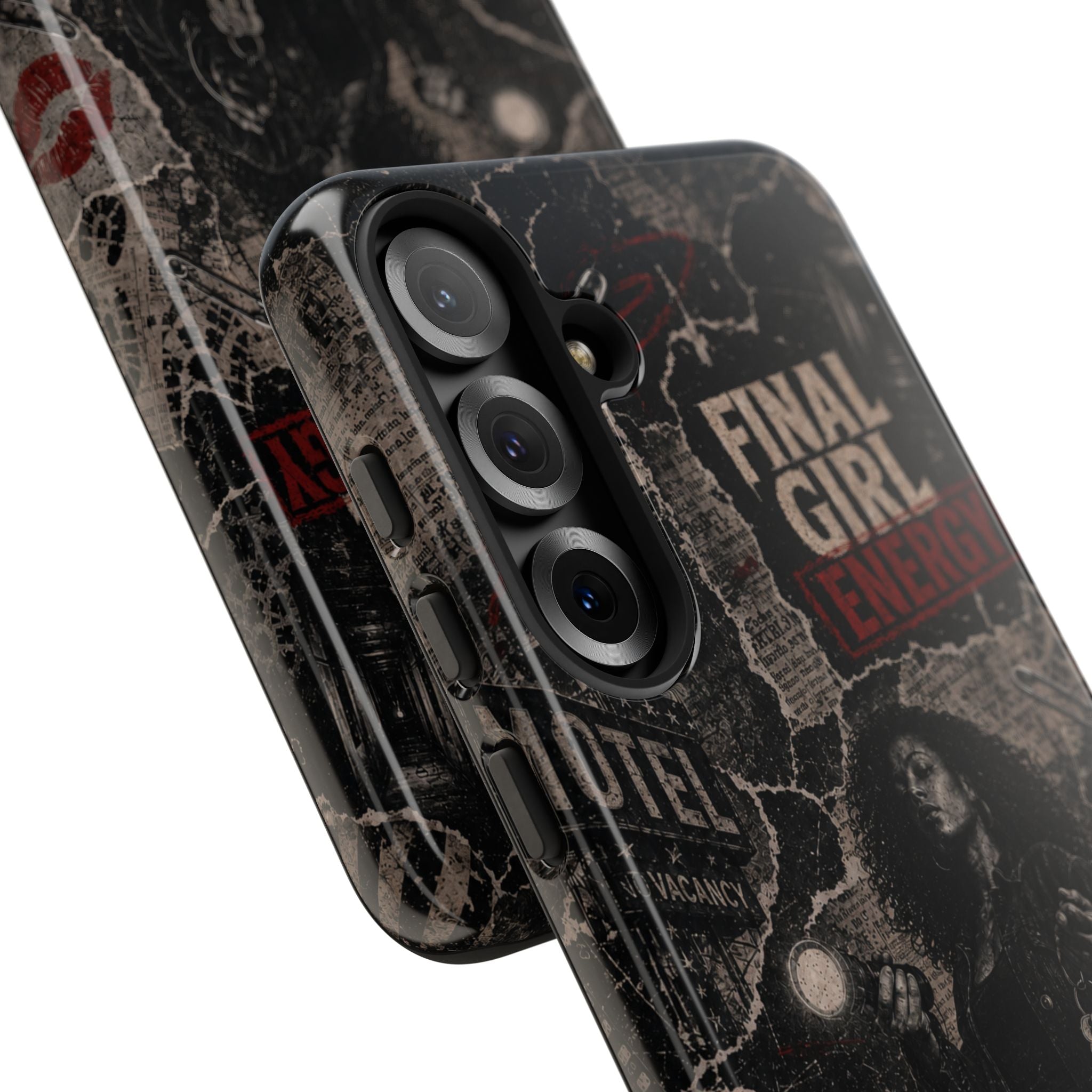 Final Girl Energy Horror Collage Phone Case