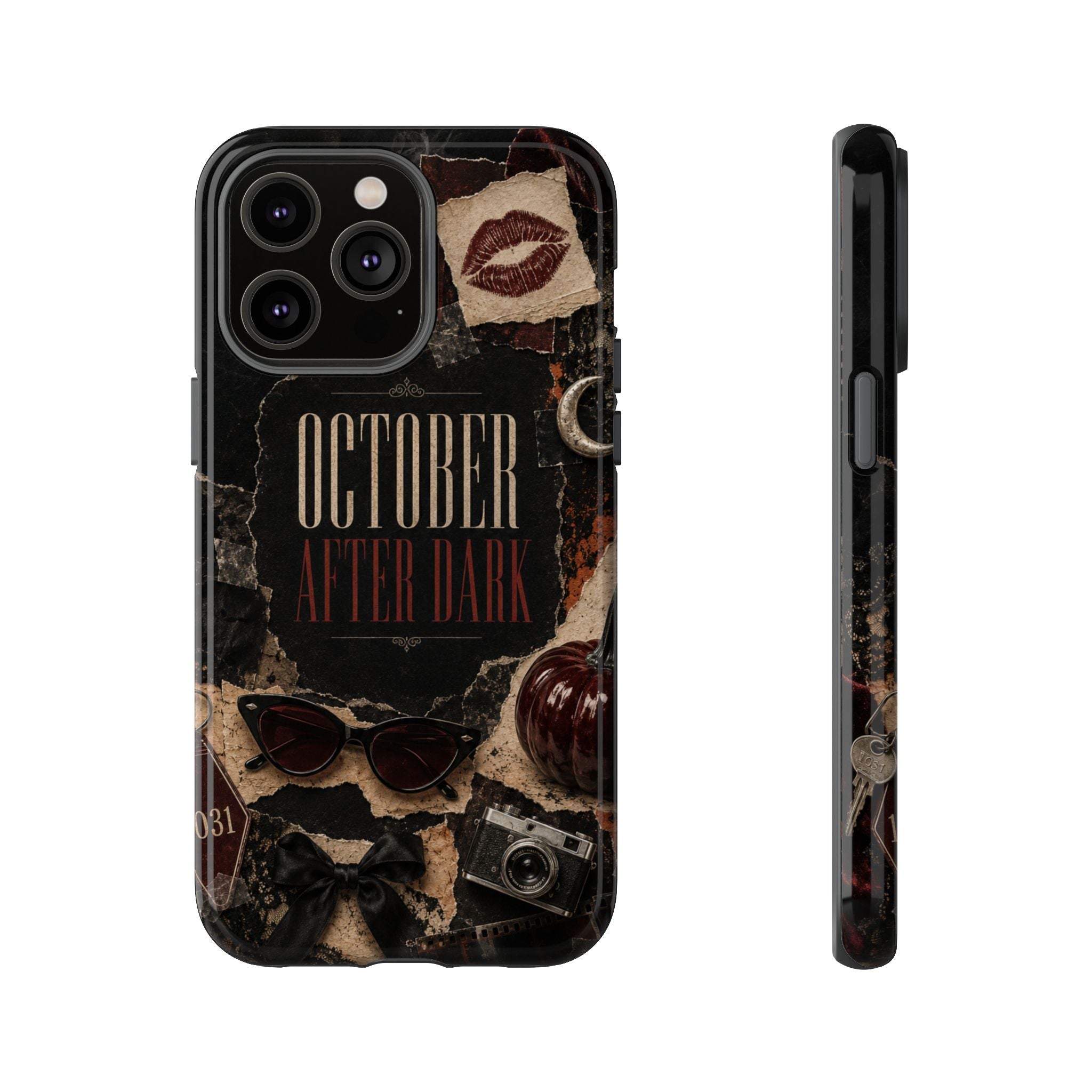 October After Dark Gothic Collage Phone Case
