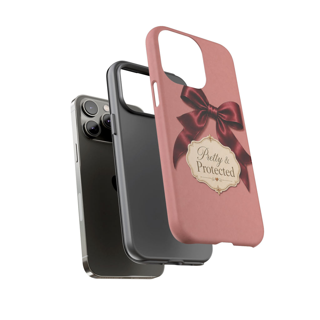 Pretty & Protected Bow Christian Phone Case