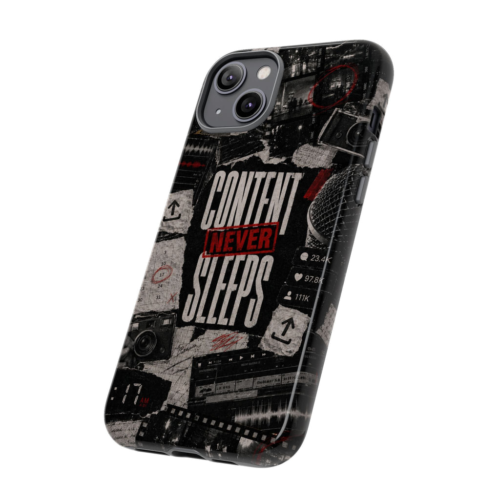 Content Never Sleeps Creator Phone Case