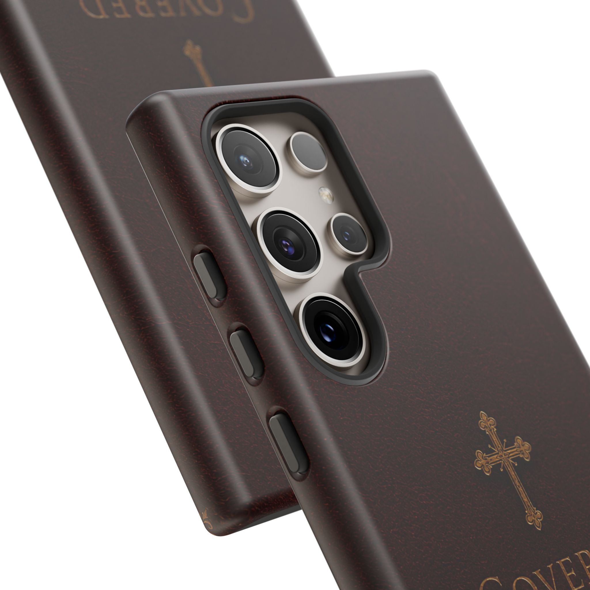 Covered in Every Season Christian Cross Phone Case