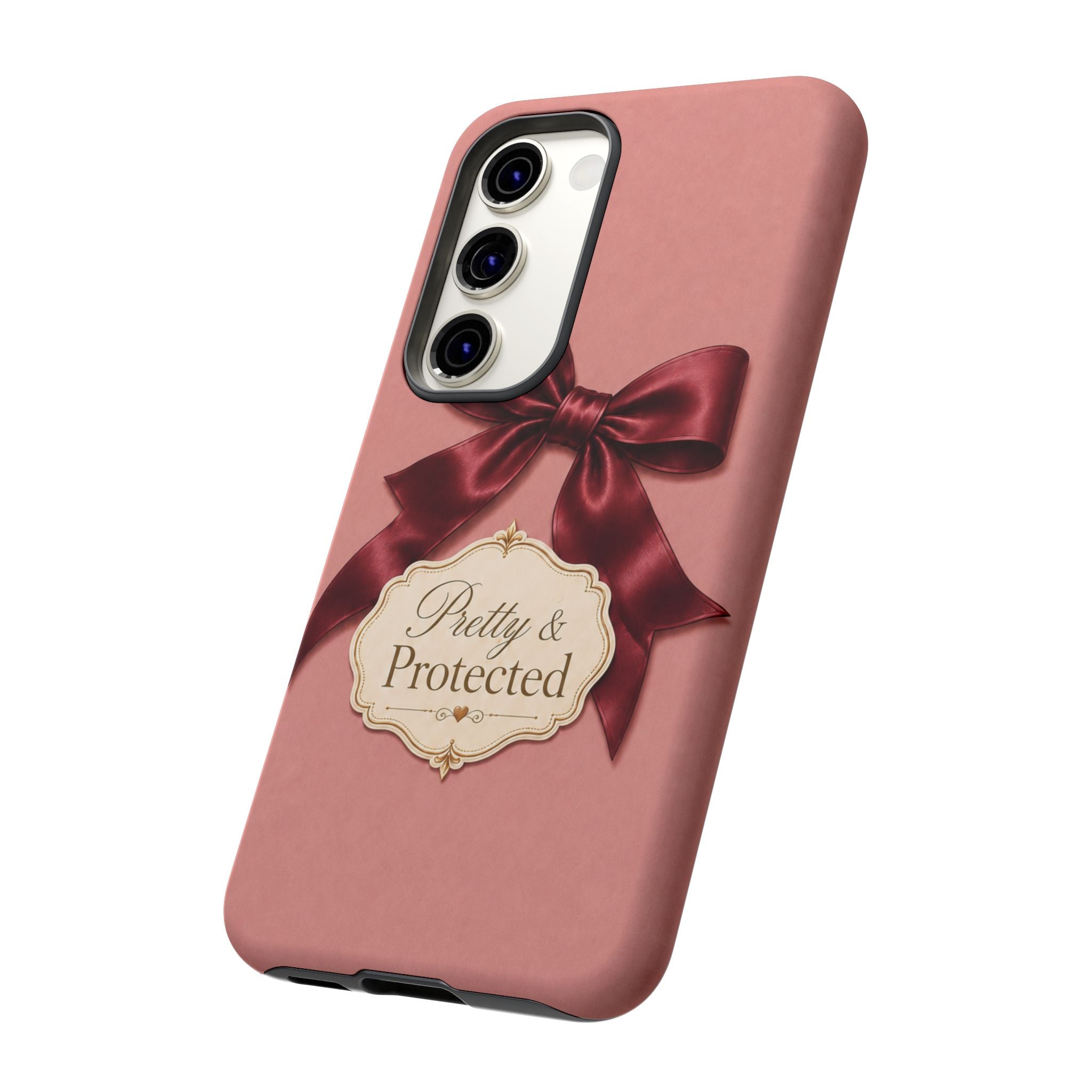 Pretty & Protected Bow Christian Phone Case