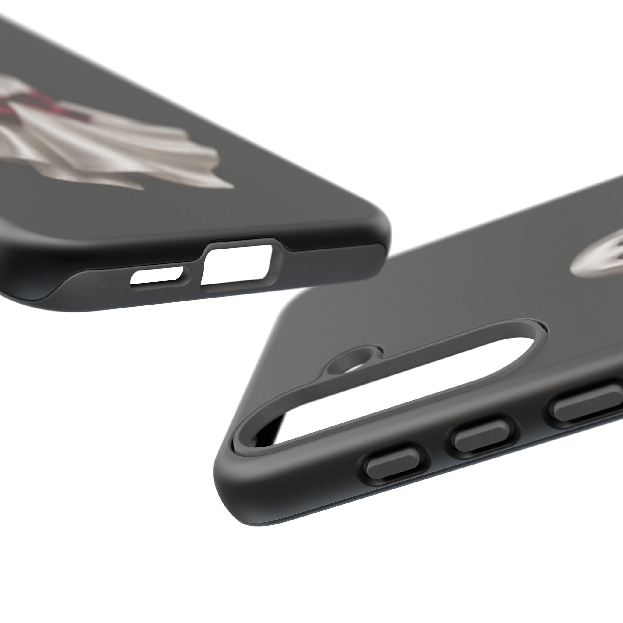 Burgundy Bow Ghost Spooky Phone Case