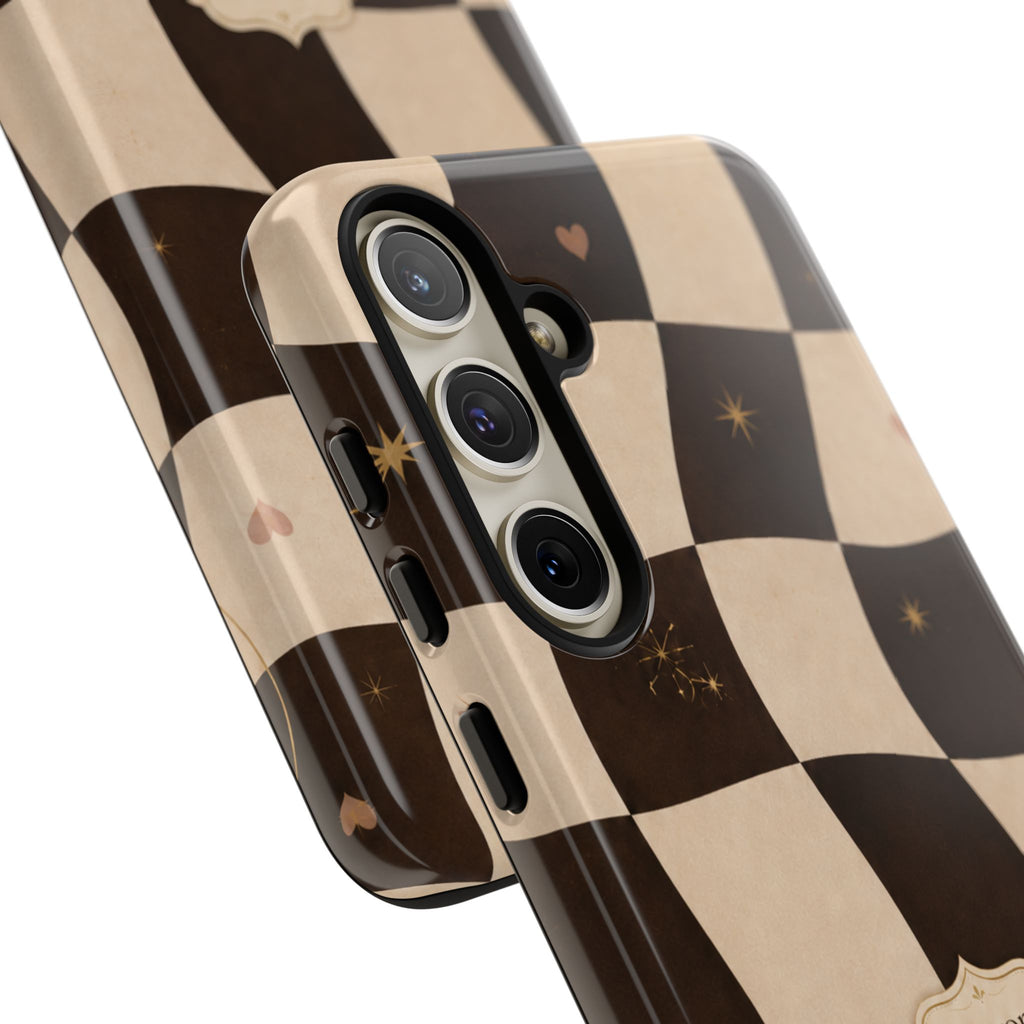 Favor Looks Good on Me Vintage Checkerboard Phone Case