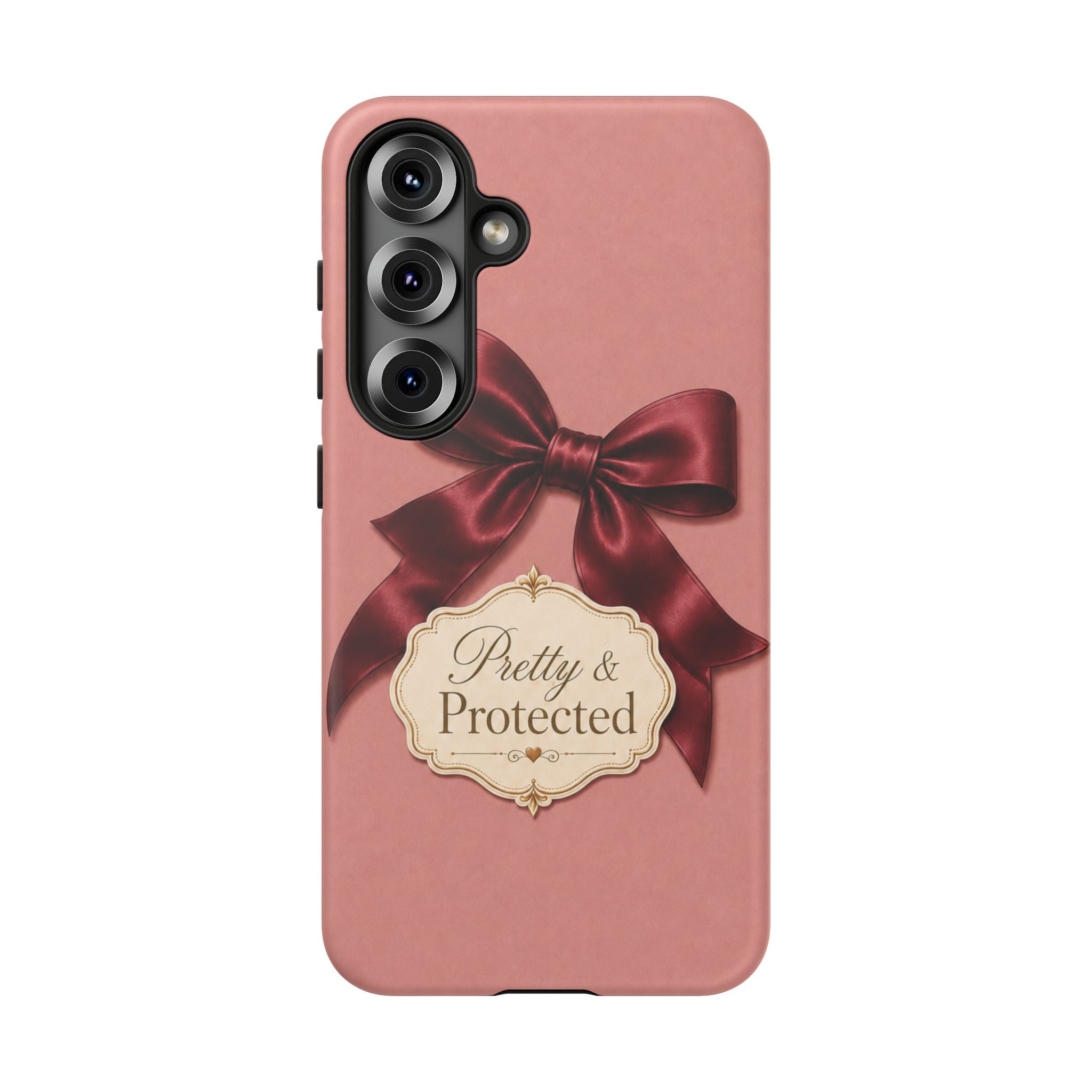 Pretty & Protected Bow Christian Phone Case