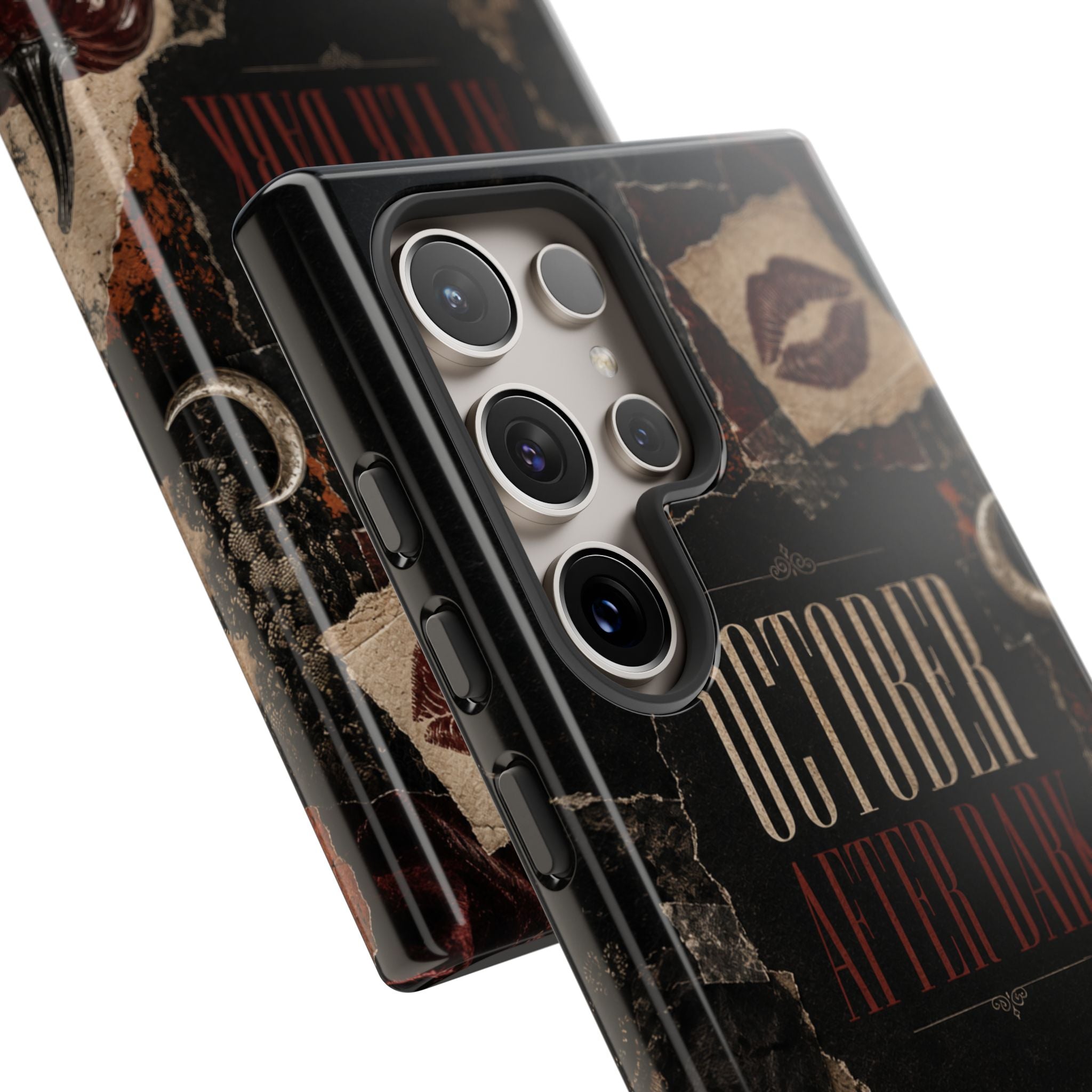 October After Dark Gothic Collage Phone Case