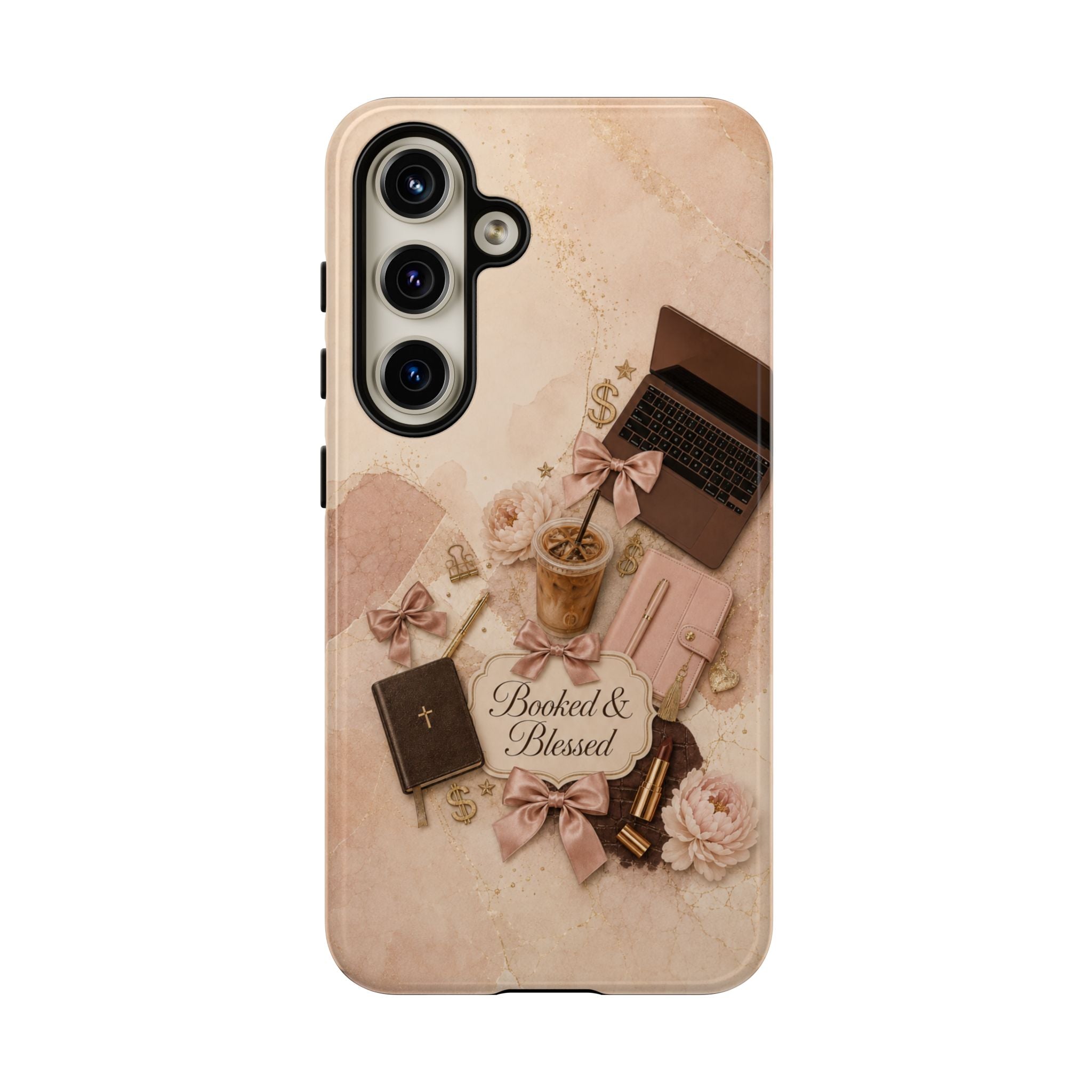 Booked & Blessed Christian Book Lover Phone Case