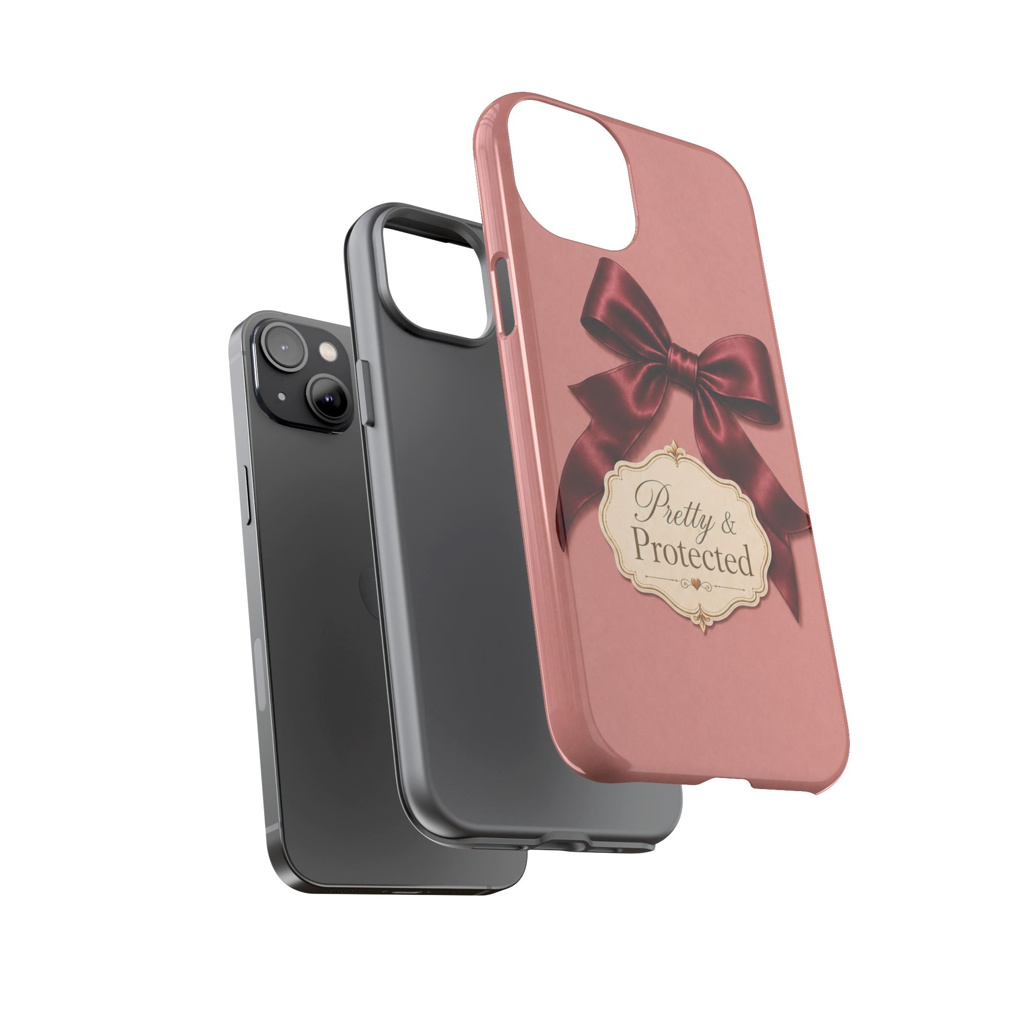 Pretty & Protected Bow Christian Phone Case