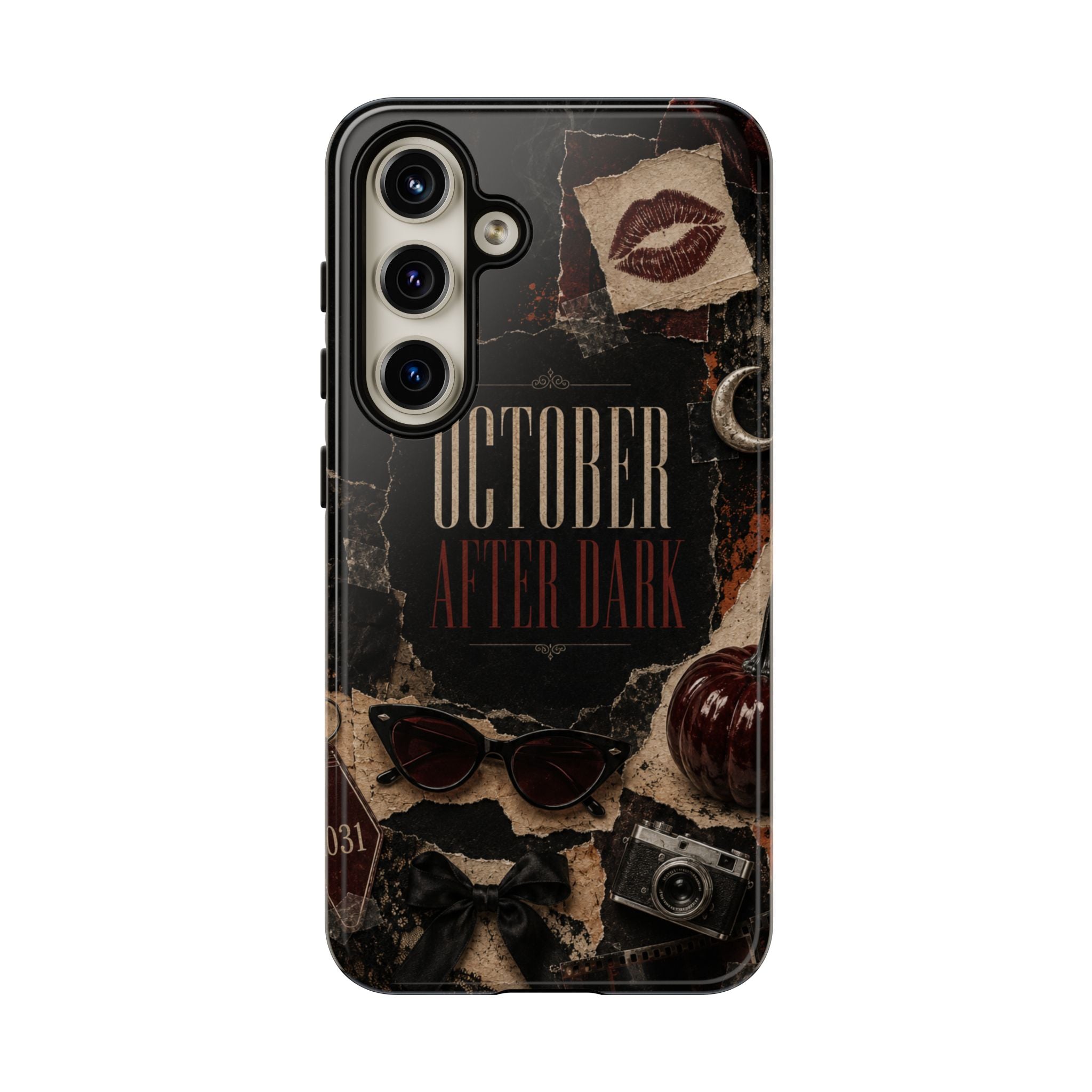 October After Dark Gothic Collage Phone Case