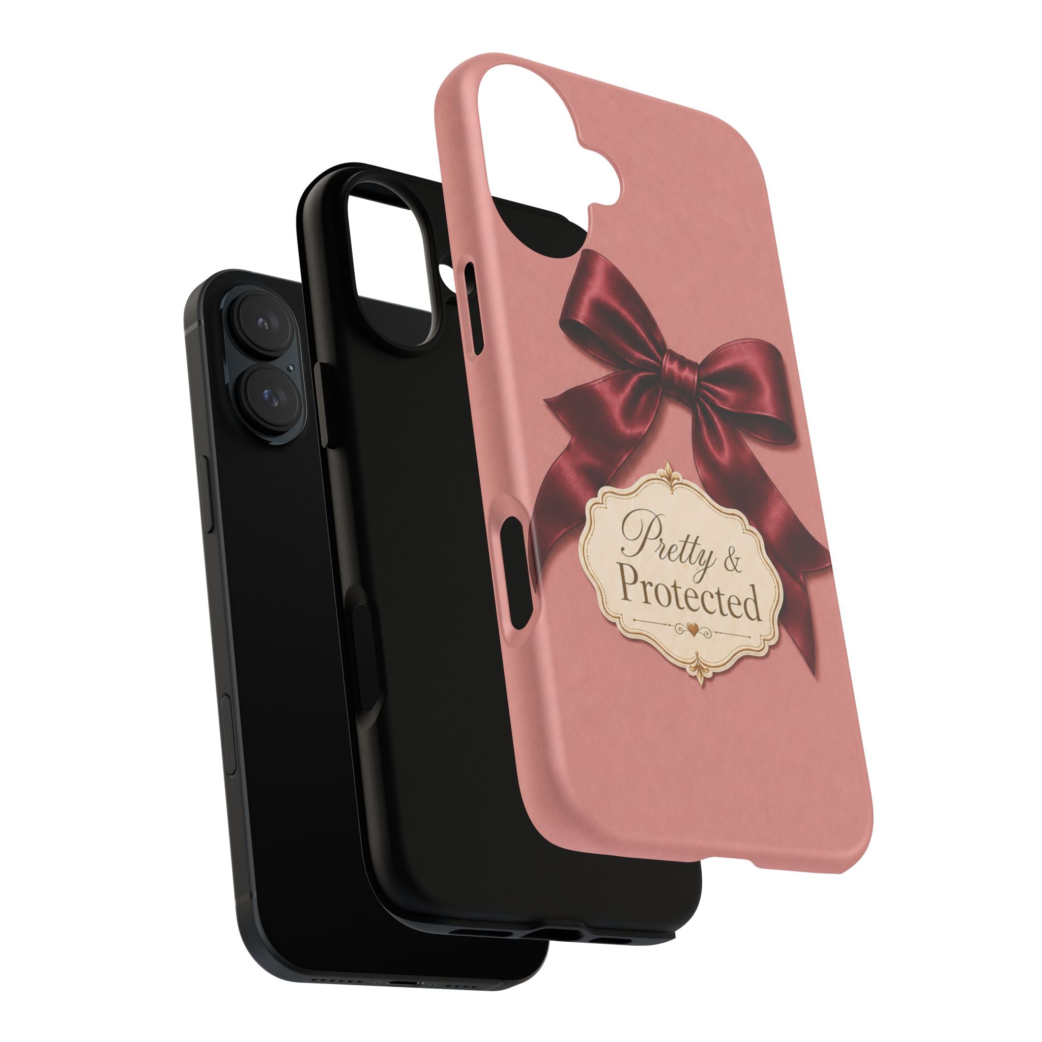 Pretty & Protected Bow Christian Phone Case