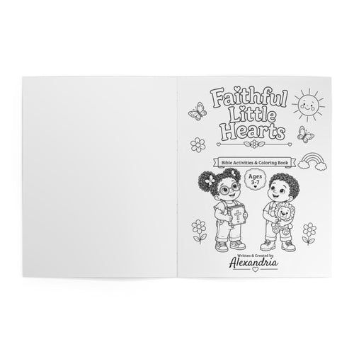 Faithful Little Hearts: God's Beautiful Creation| Christian Bible Activity and Coloring Book for Kids