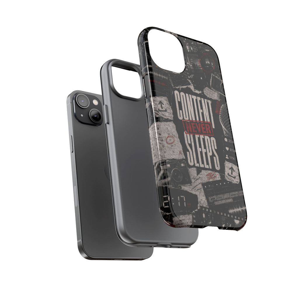 Content Never Sleeps Creator Phone Case