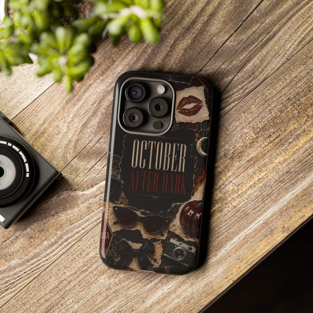 October After Dark Gothic Collage Phone Case