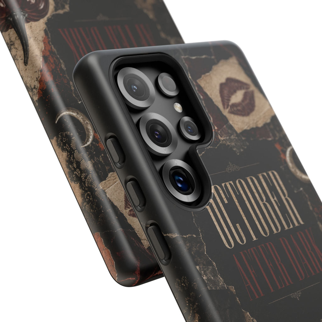 October After Dark Gothic Collage Phone Case