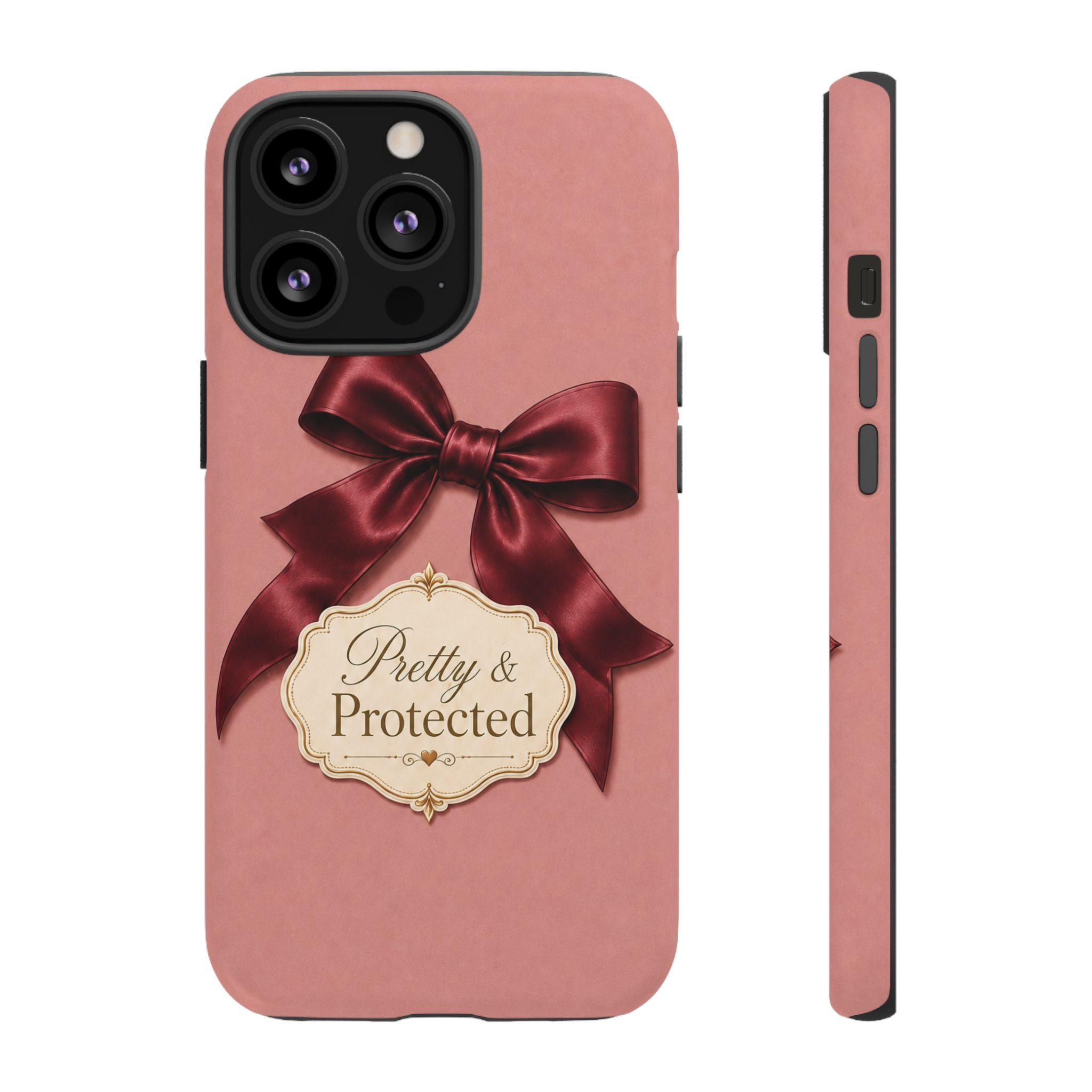Pretty & Protected Bow Christian Phone Case