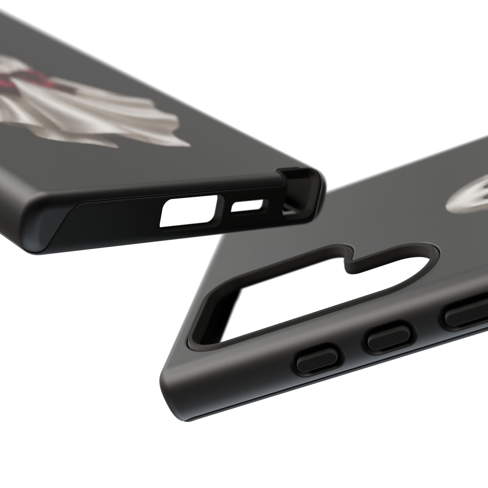 Burgundy Bow Ghost Spooky Phone Case