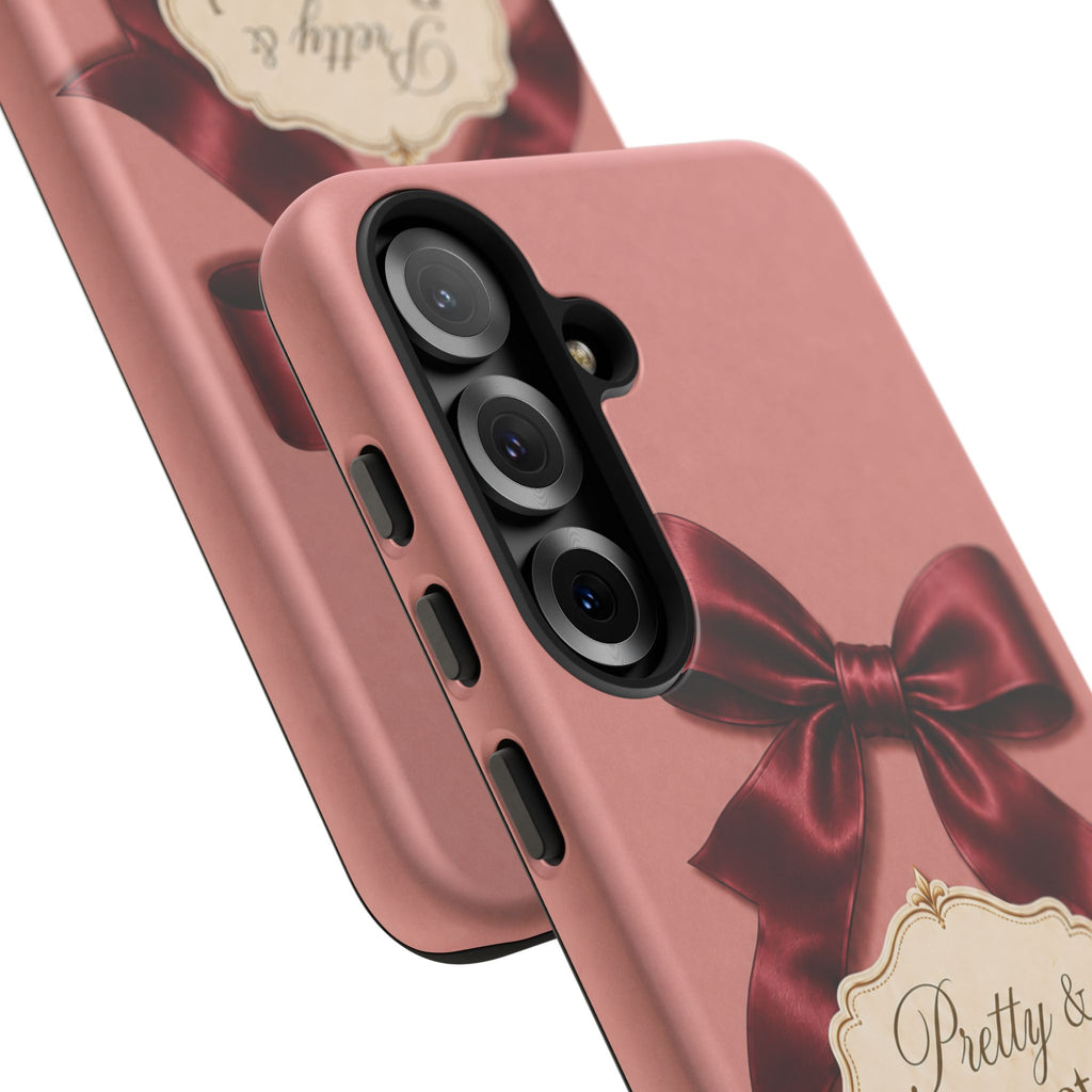 Pretty & Protected Bow Christian Phone Case