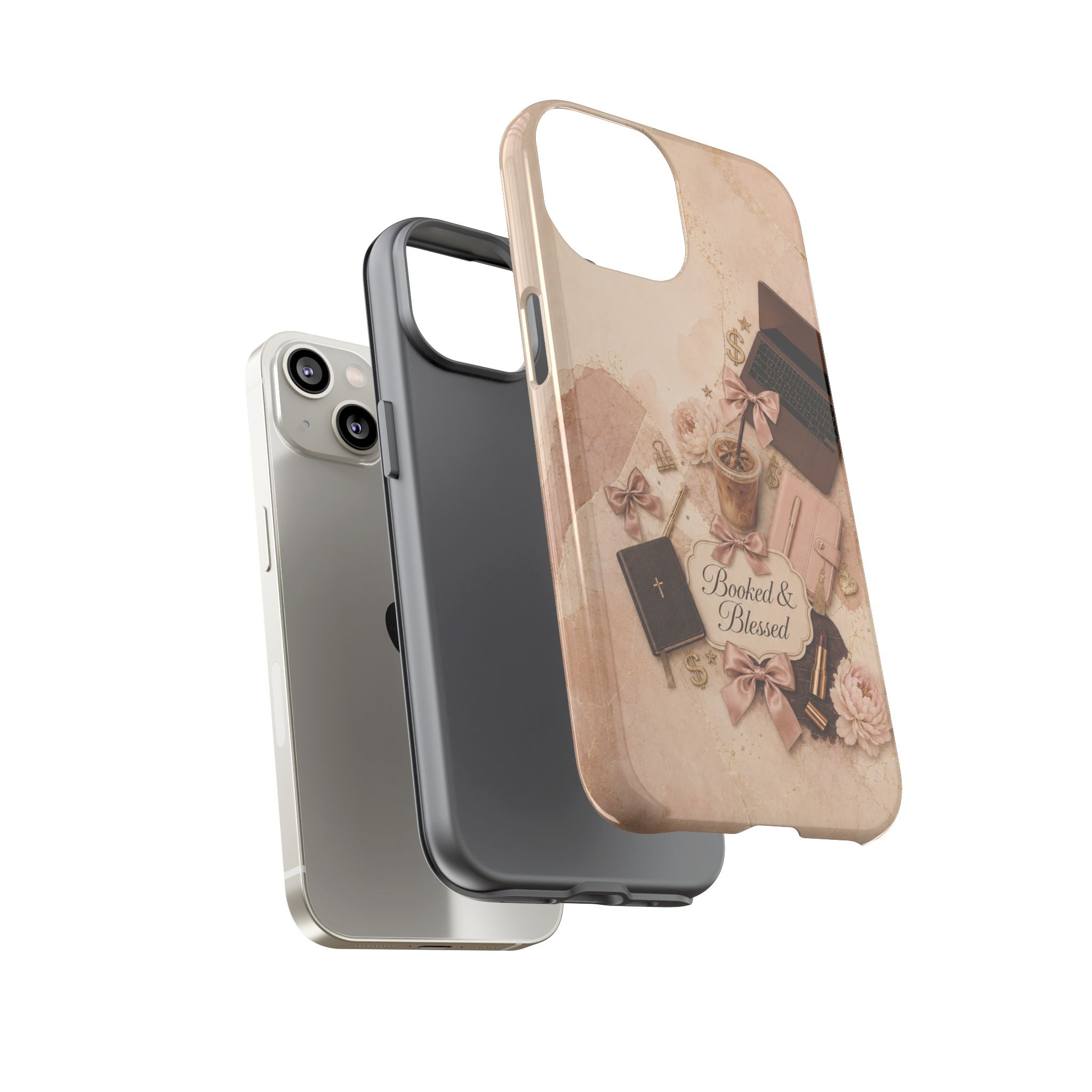 Booked & Blessed Christian Book Lover Phone Case