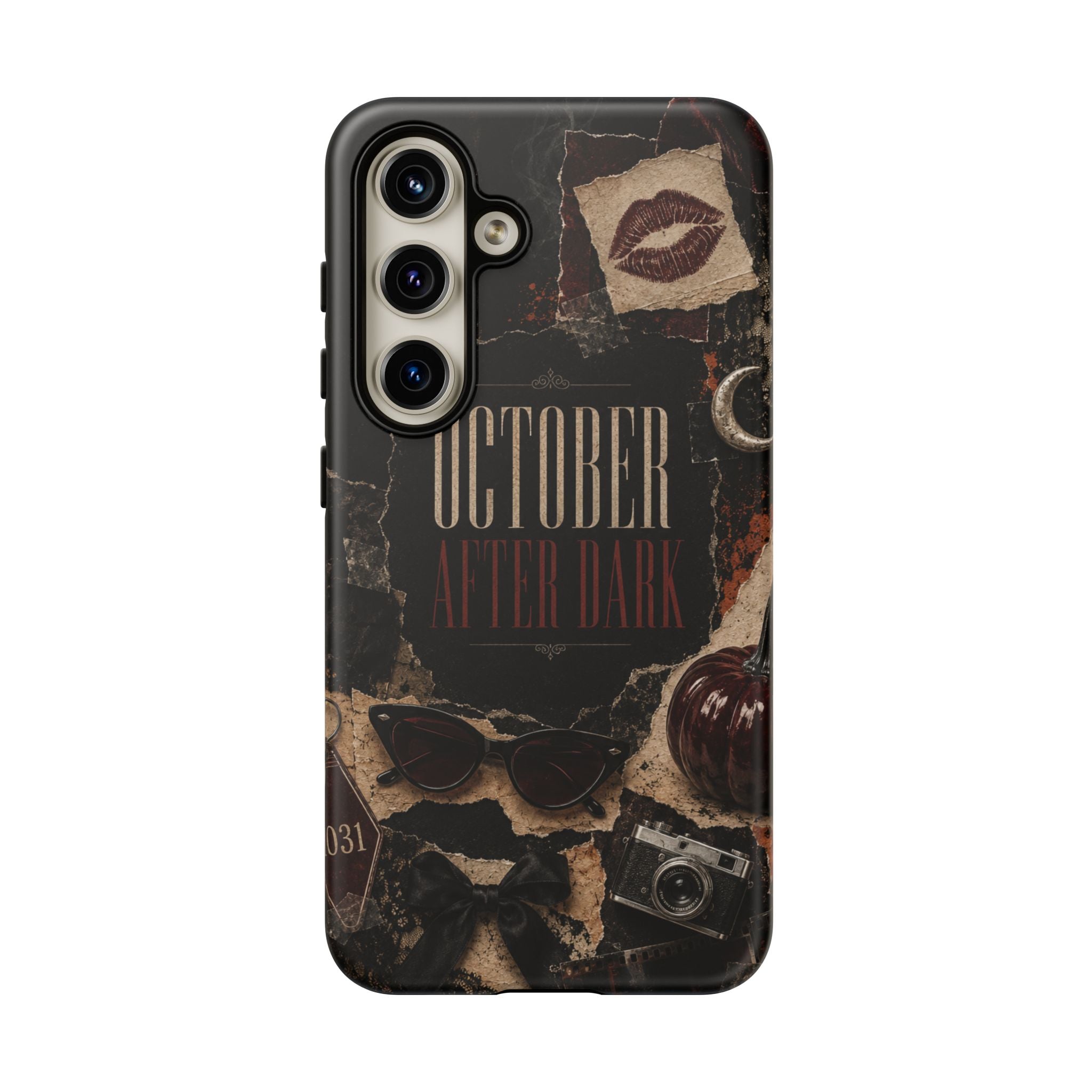 October After Dark Gothic Collage Phone Case