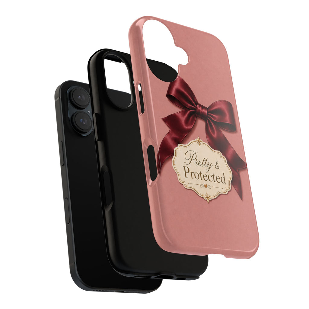 Pretty & Protected Bow Christian Phone Case